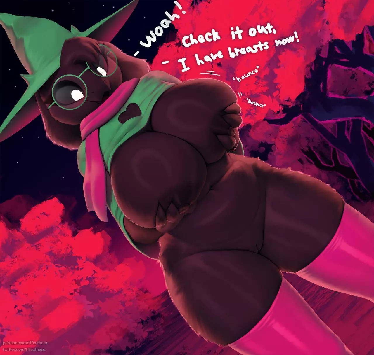 Female ralsei [F] (Thousandfoldfeathers)