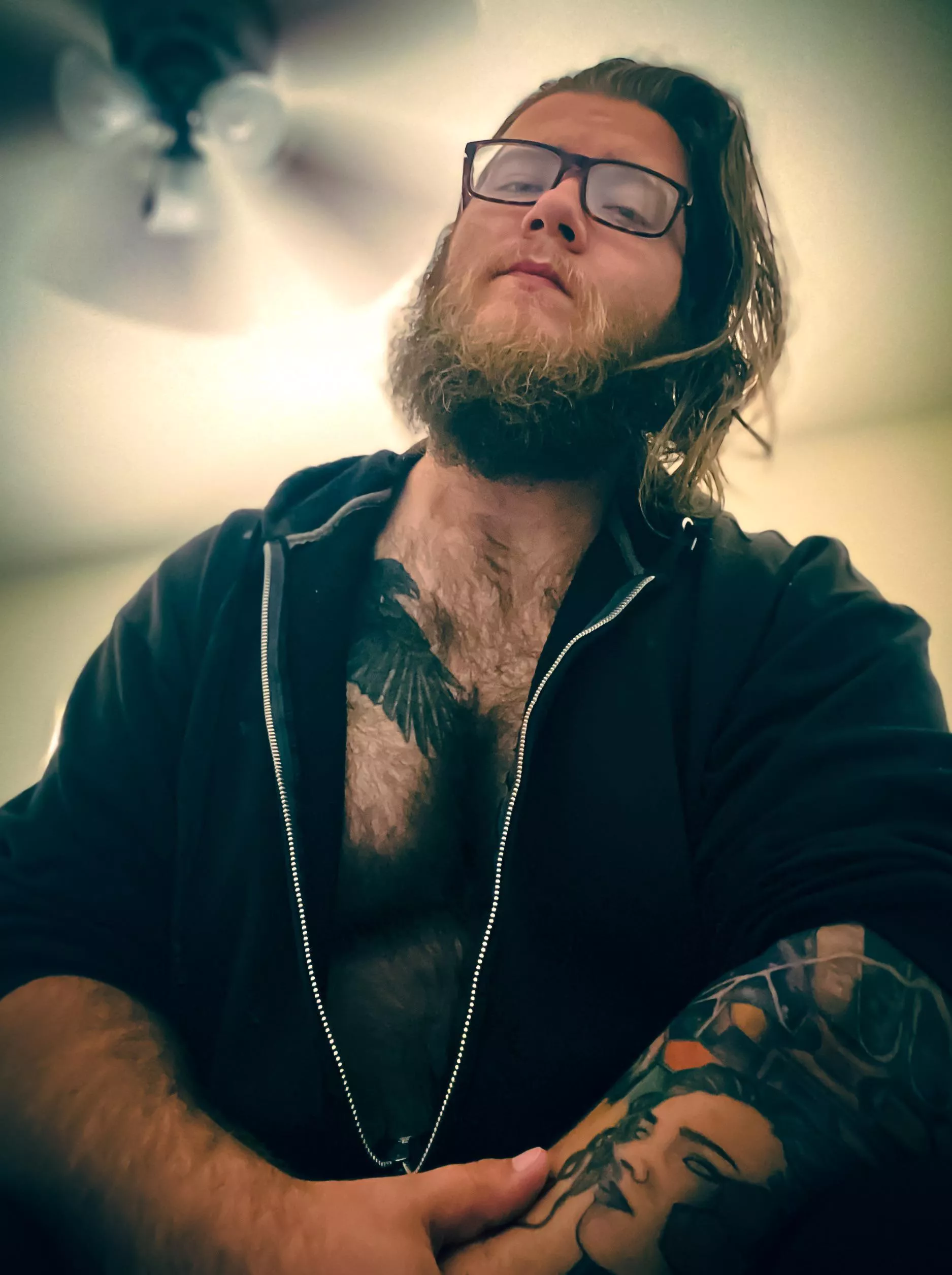 Hairy? Tattooed? Bearded? All the above over here.