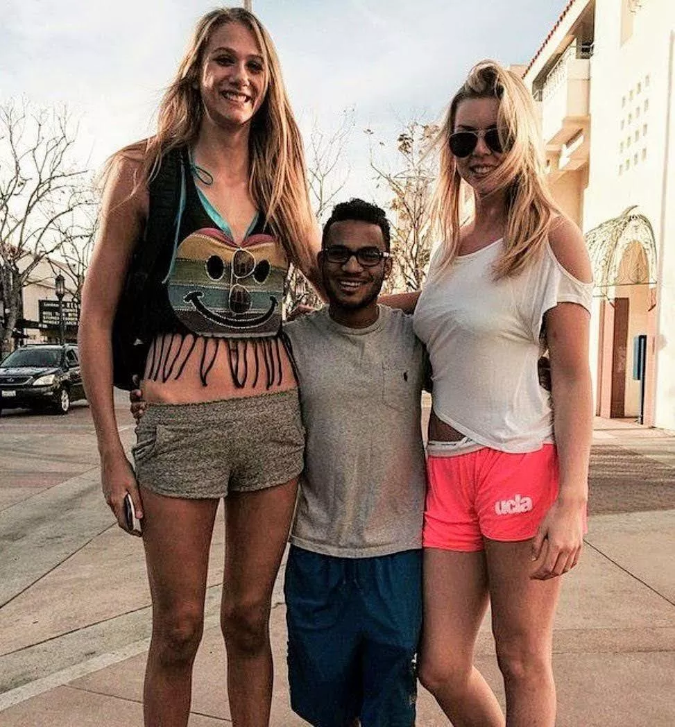 Lucky guy between 6'9