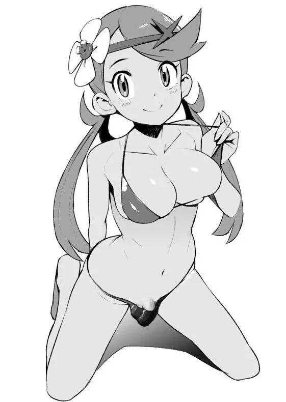 Mallow in a tesnie bikini