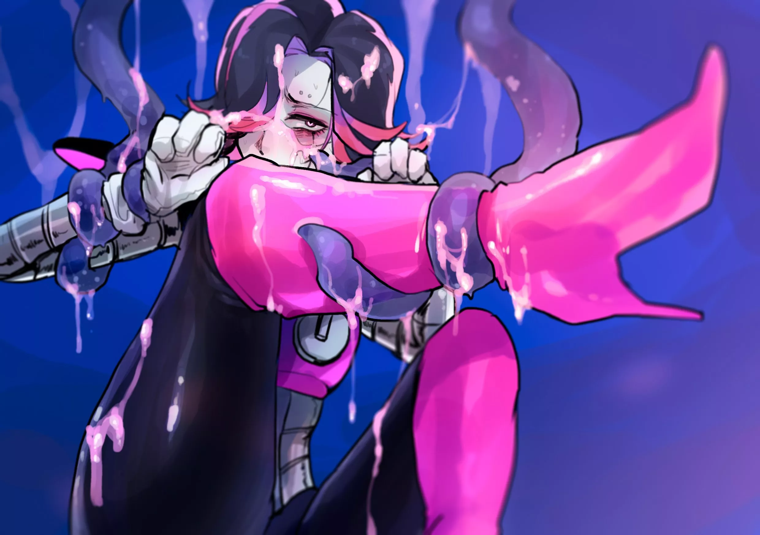 [Mettaton] vs. tentacles (merogupi)