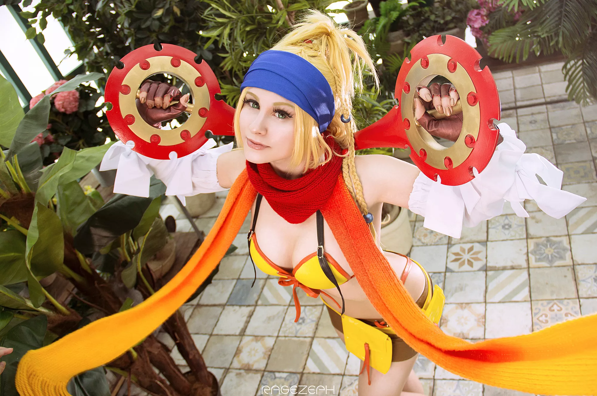 Rikku from Final Fantasy Cosplay by Yunakairi