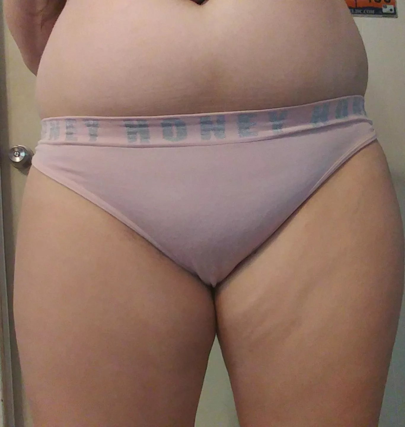 [selling] pink nylon thong made special just for you!