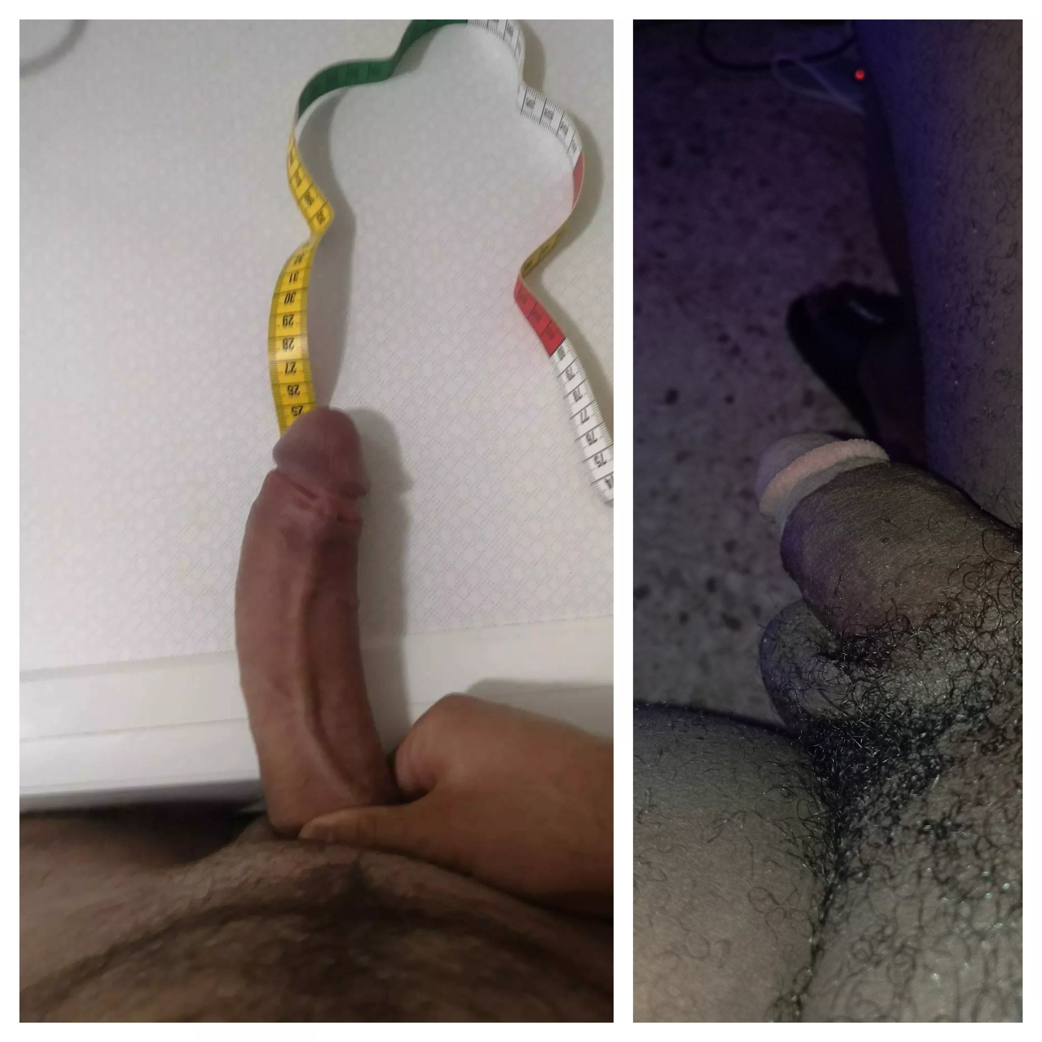 Side by side comparison of u/Commercial_Market_38 and my dick. Couldn't compare to his superior manhood