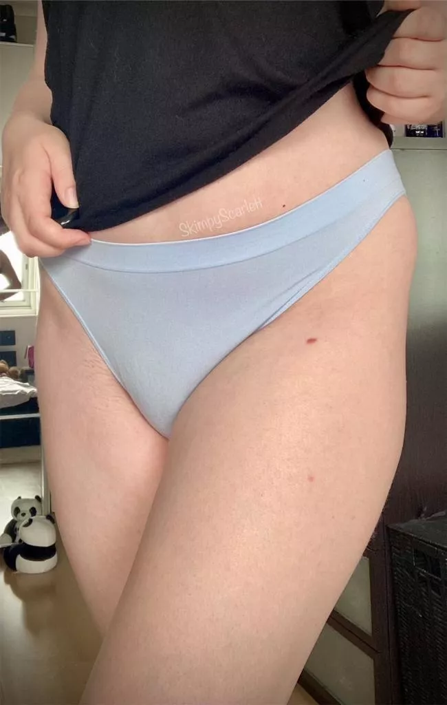 Today’s pair is this gorgeous powder blue cheeky from Gilly Hicks 💙 Unbelievably soft, silky and comfortable! £30 and it’s yours 💋 [UK] [Selling]