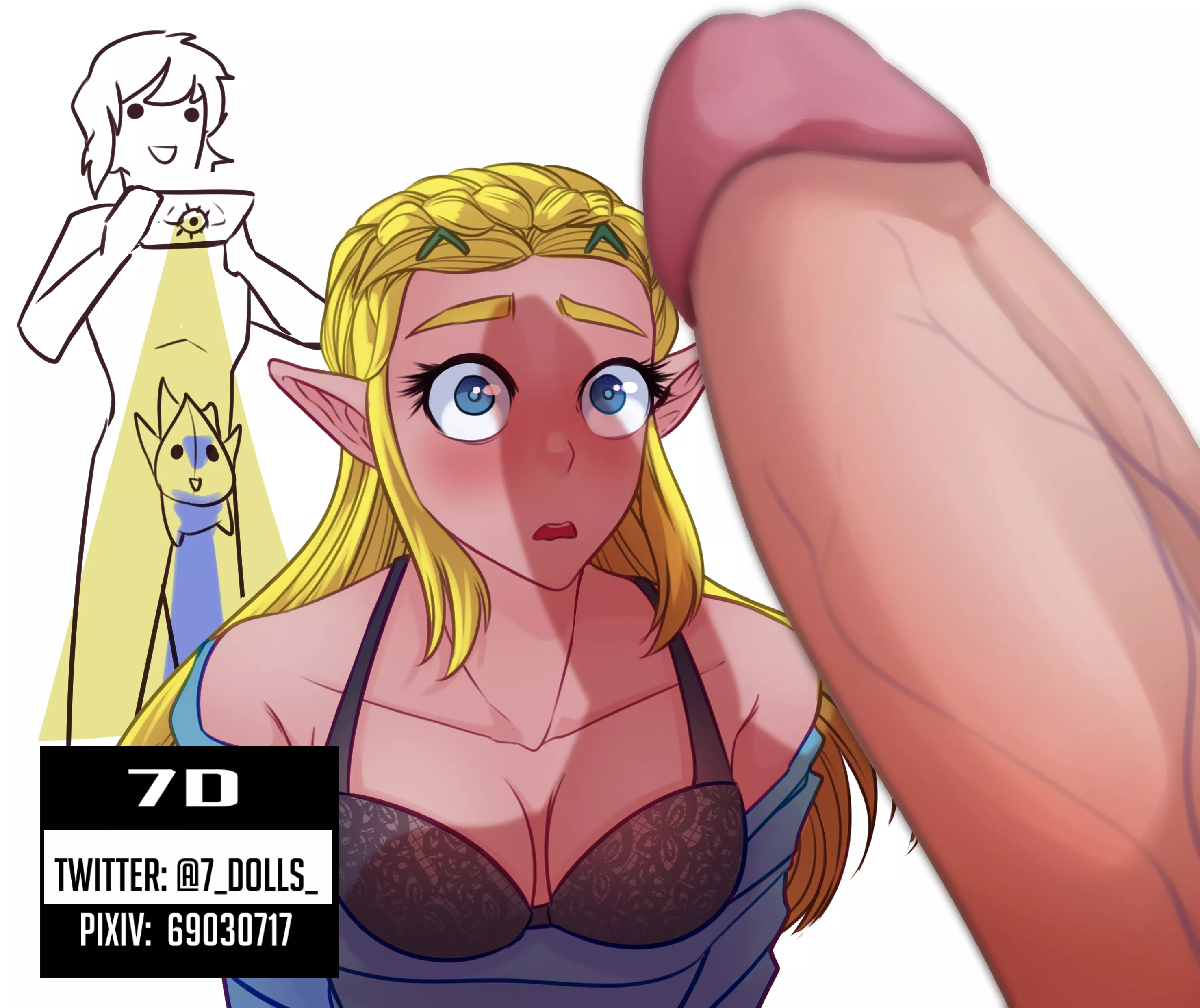 Zelda shocked (7Dollarts) [Breath of The Wild]