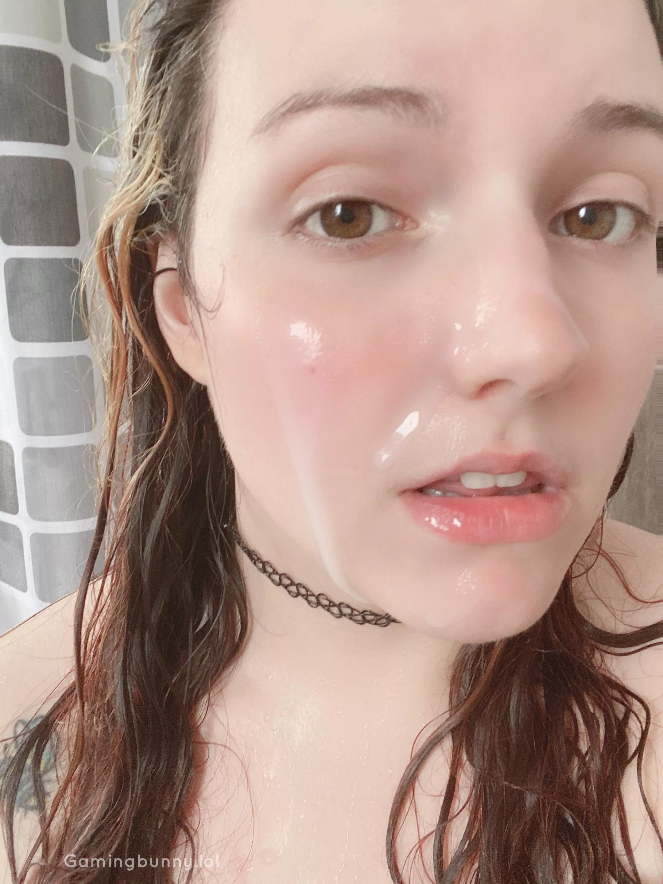 Apparently I look prettier drenched in cum 🤤