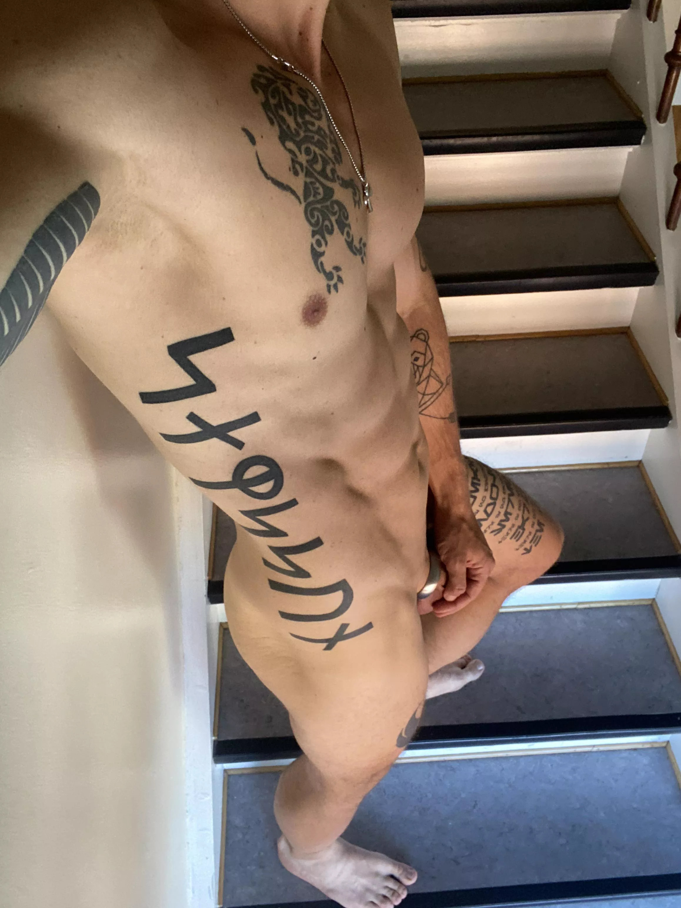 Muscle twink - wearing a ring on my…