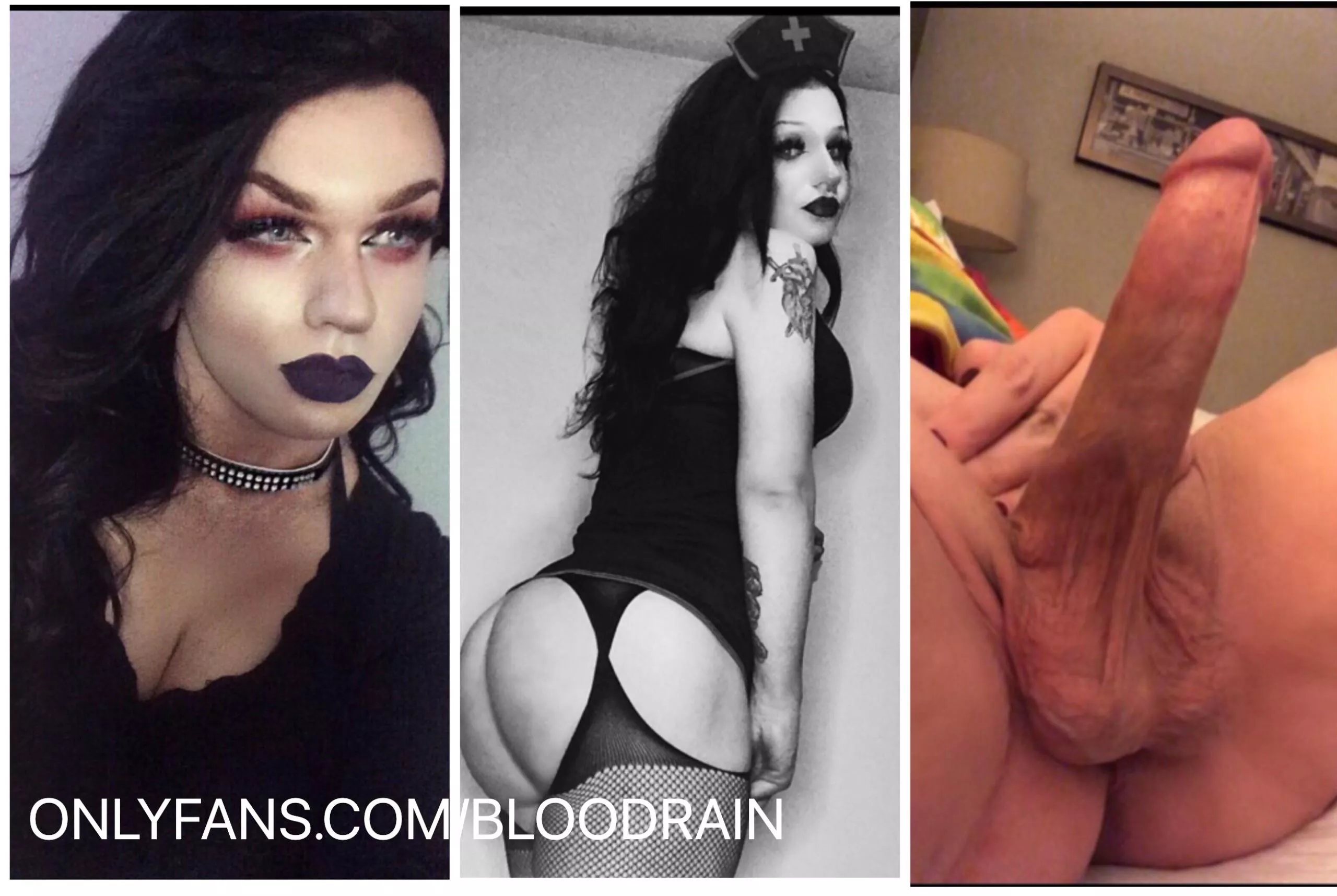 Would you make a pretty thicc big dicked and phat ass goth girl cum? <3