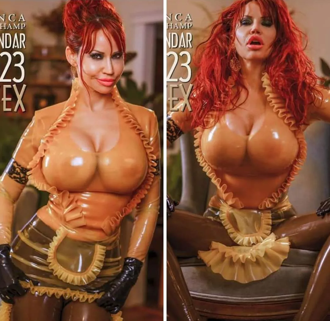 Bianca is asking on her social medias which photo you prefer regarding her upcoming latex calendar : left or right?