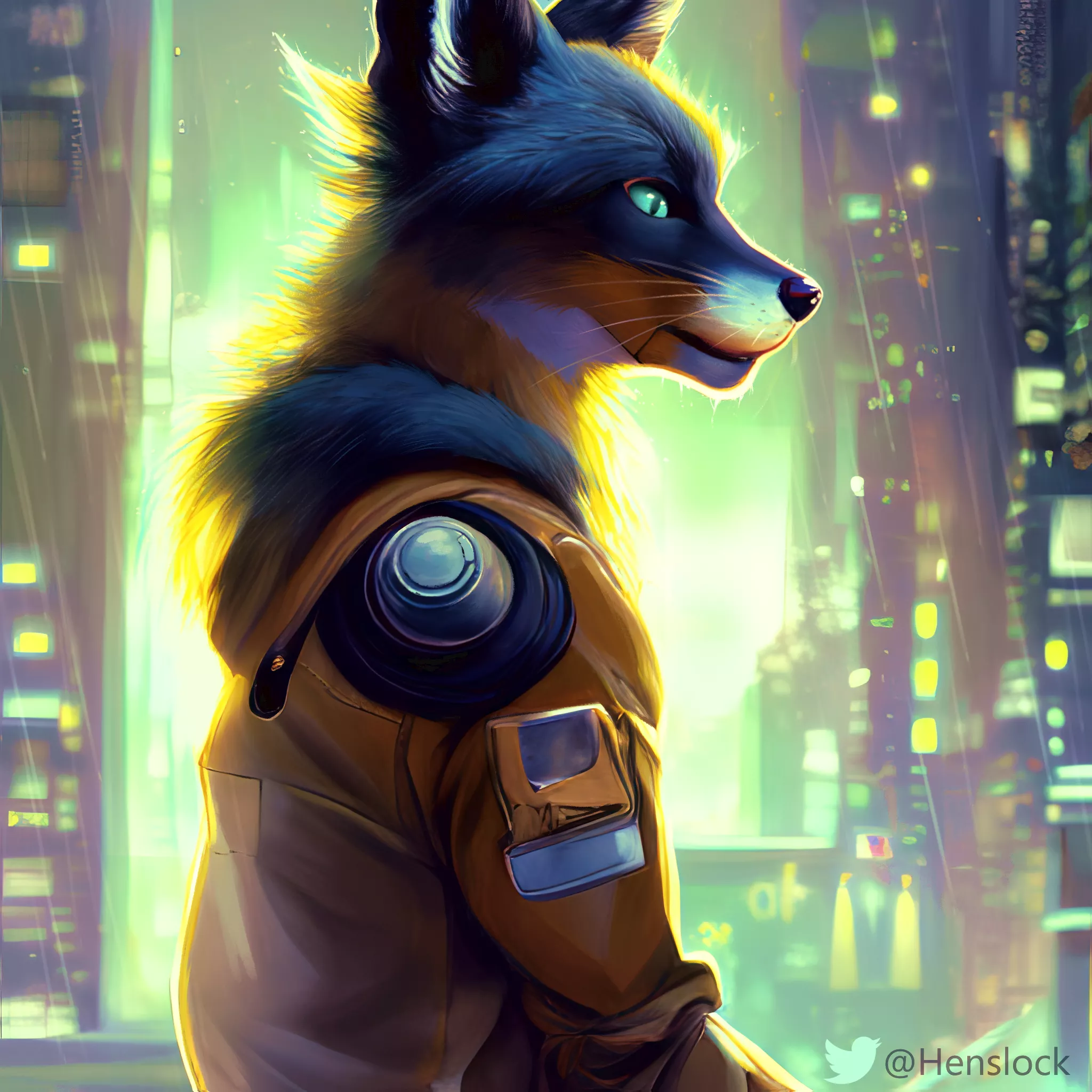 Cyberfox [OC + AI]