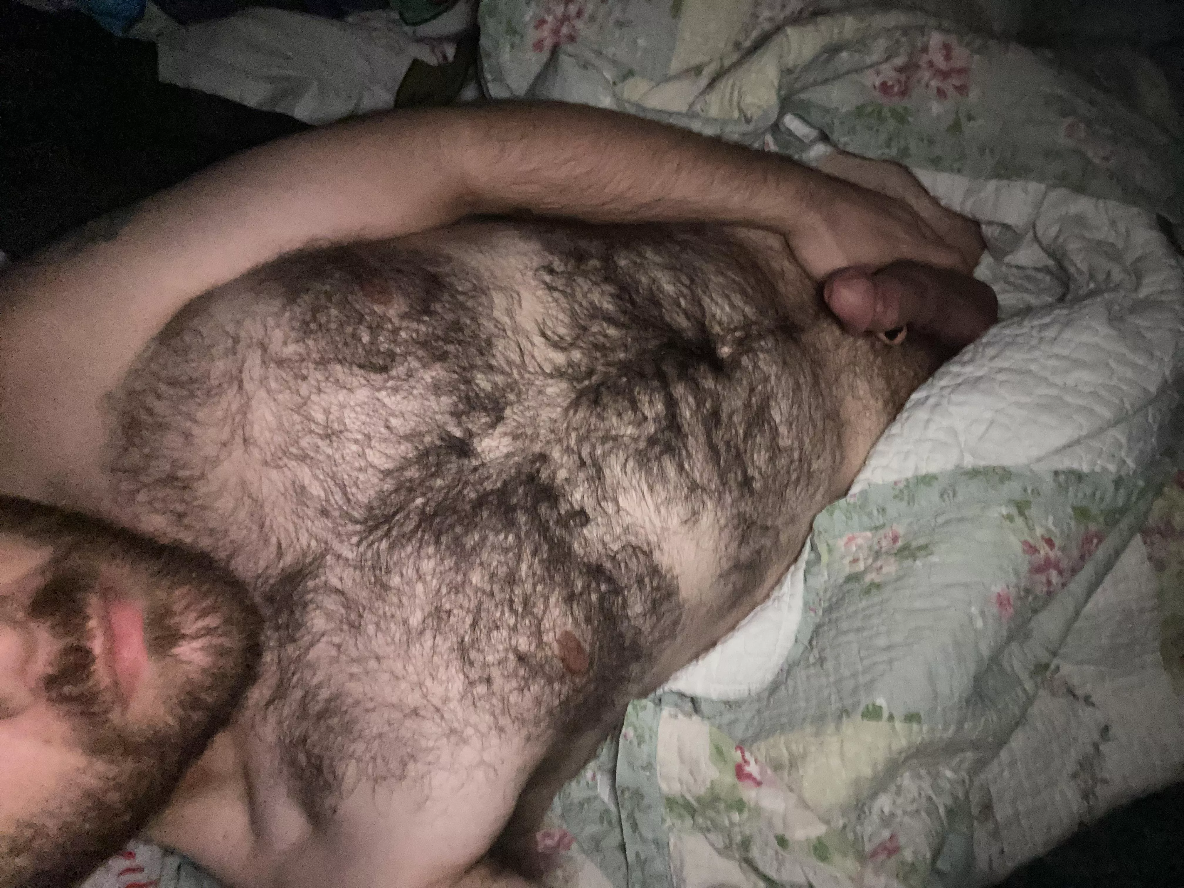 Haven’t posted in awhile. So here’s my werewolf body. I’ve been super handsy today. Can’t keep my hands off my hairy dick :P