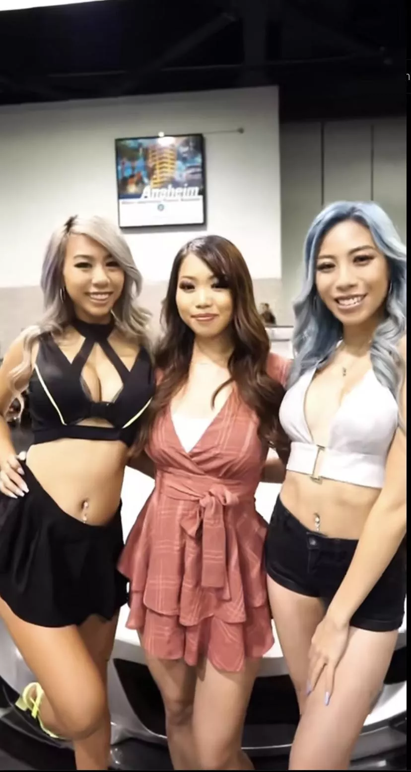 Lovely Asian trio