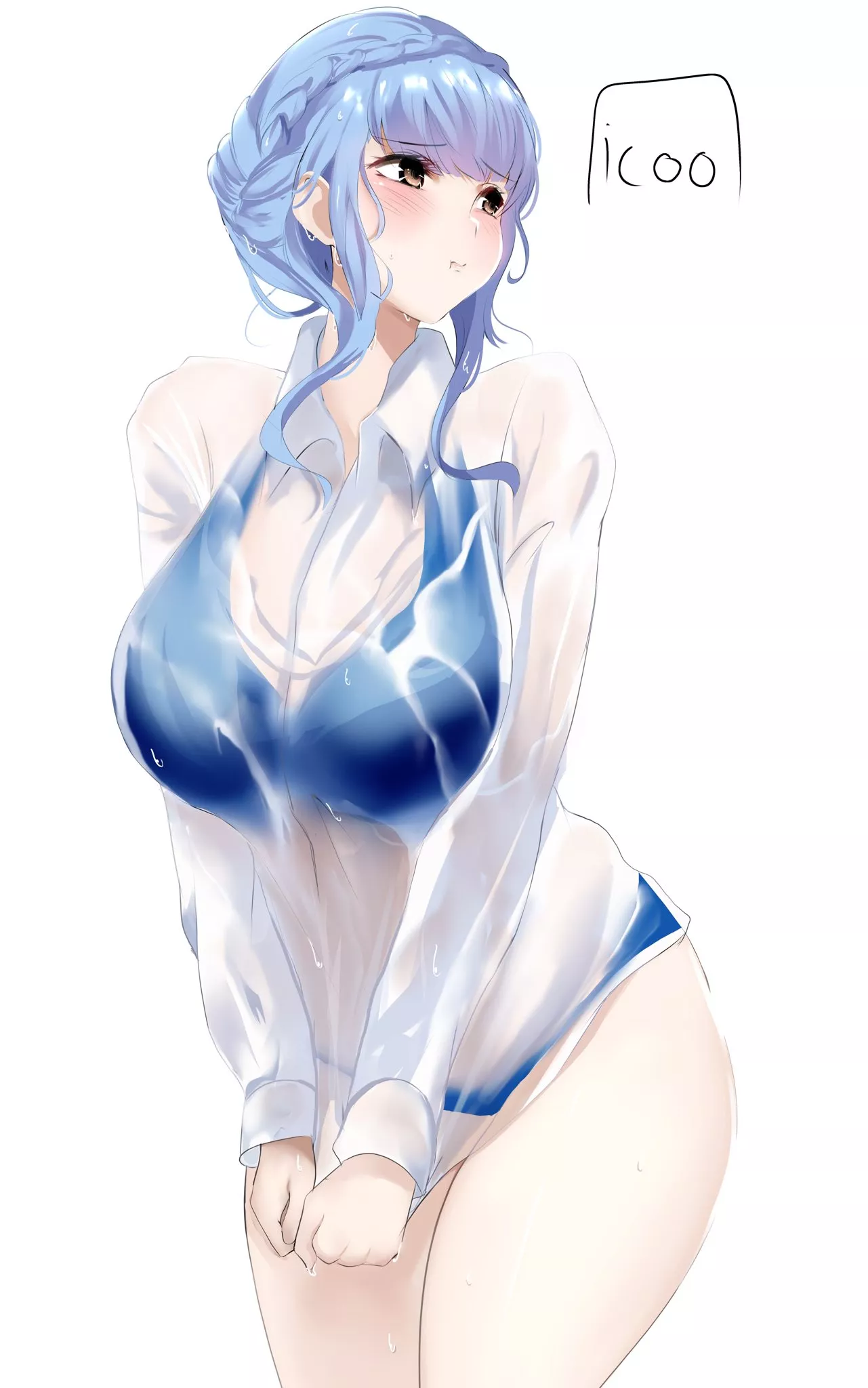 Marianne wet shirt (By @Icoochu) [Commission]