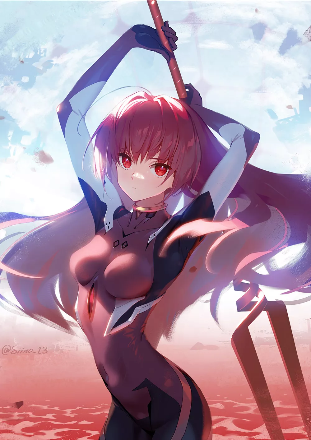 Plugsuit Scathach (Siino ) [Evangelion]