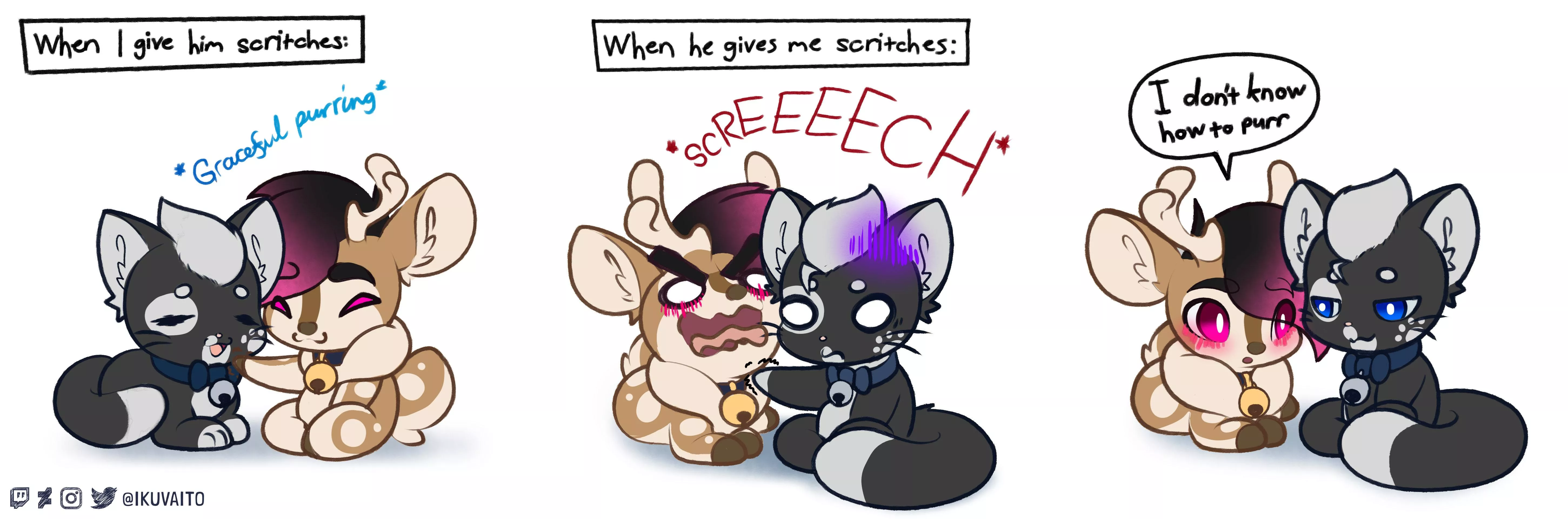 Scritchies (Art by me, @IkuVaito)