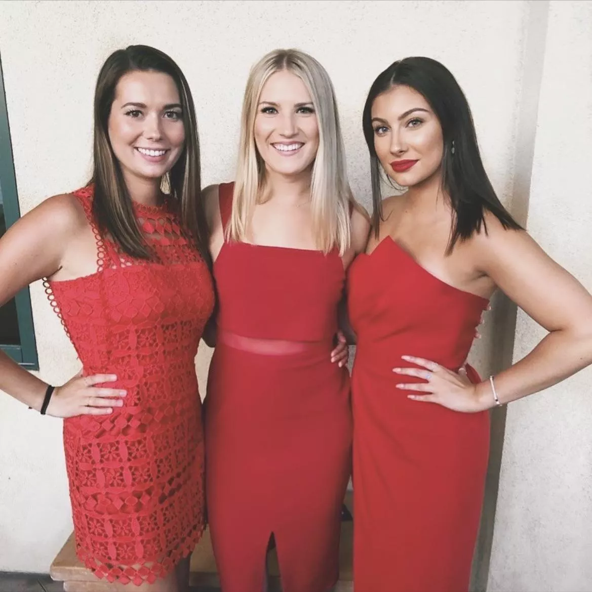 Which red dress? [3]