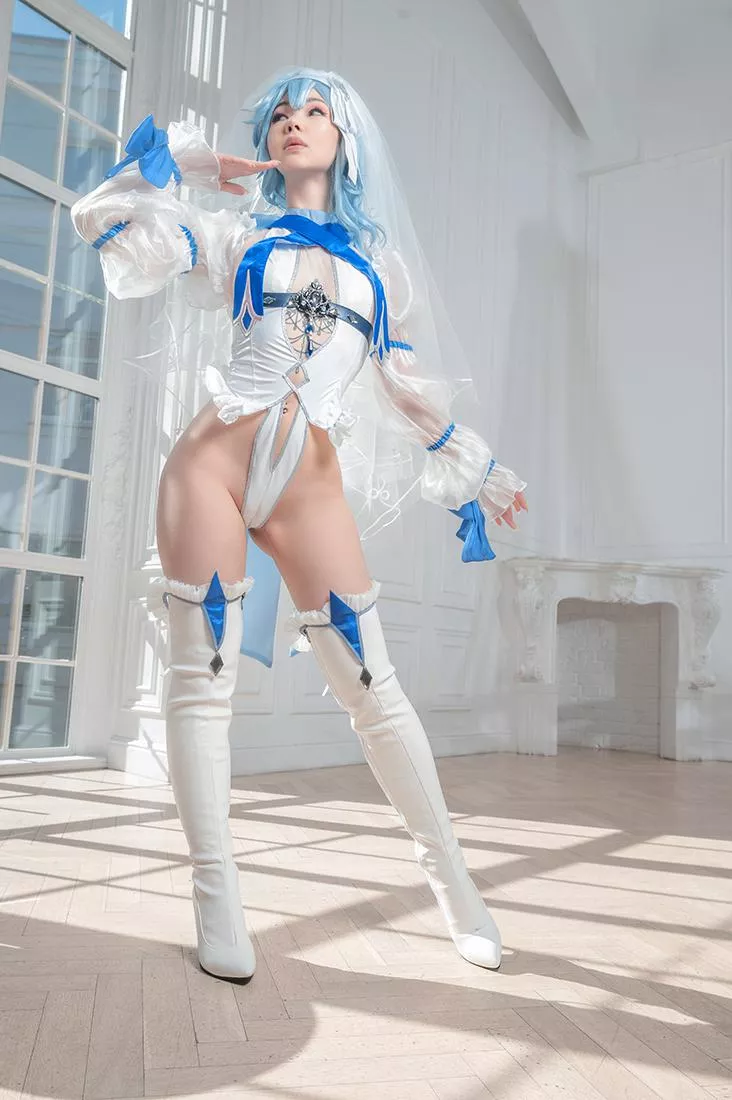 Eula (bride ver.) from Genshin Impact by Tami Yuurei