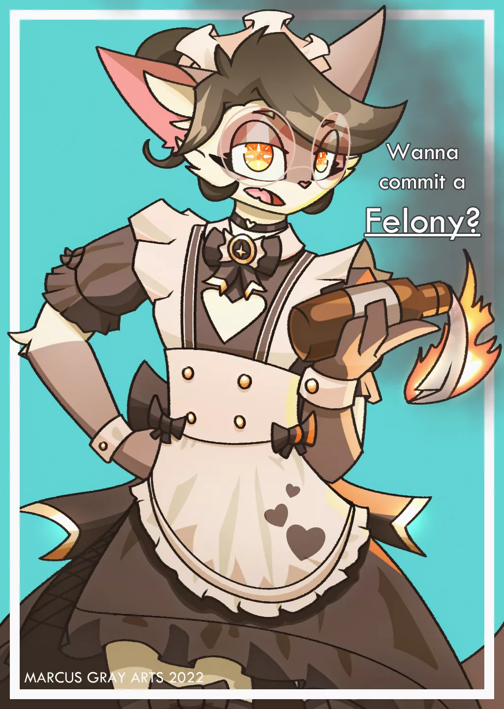 Fio The Felon [art by me @marcusgrayarts on twitter]