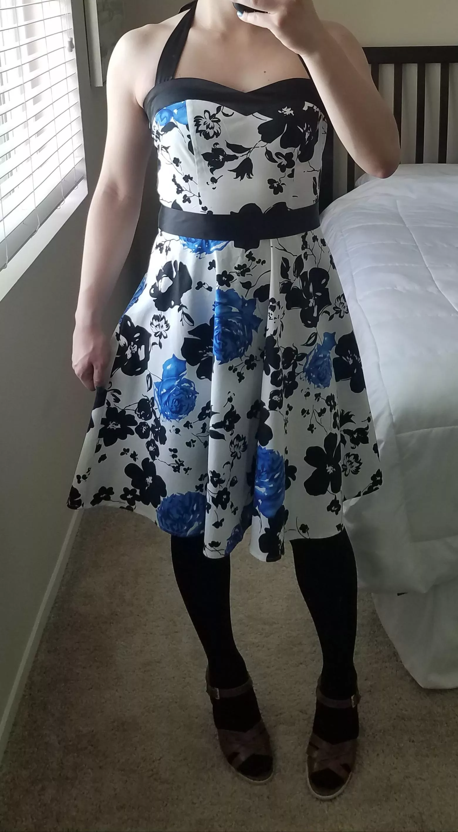 I love the patterns on this dress!