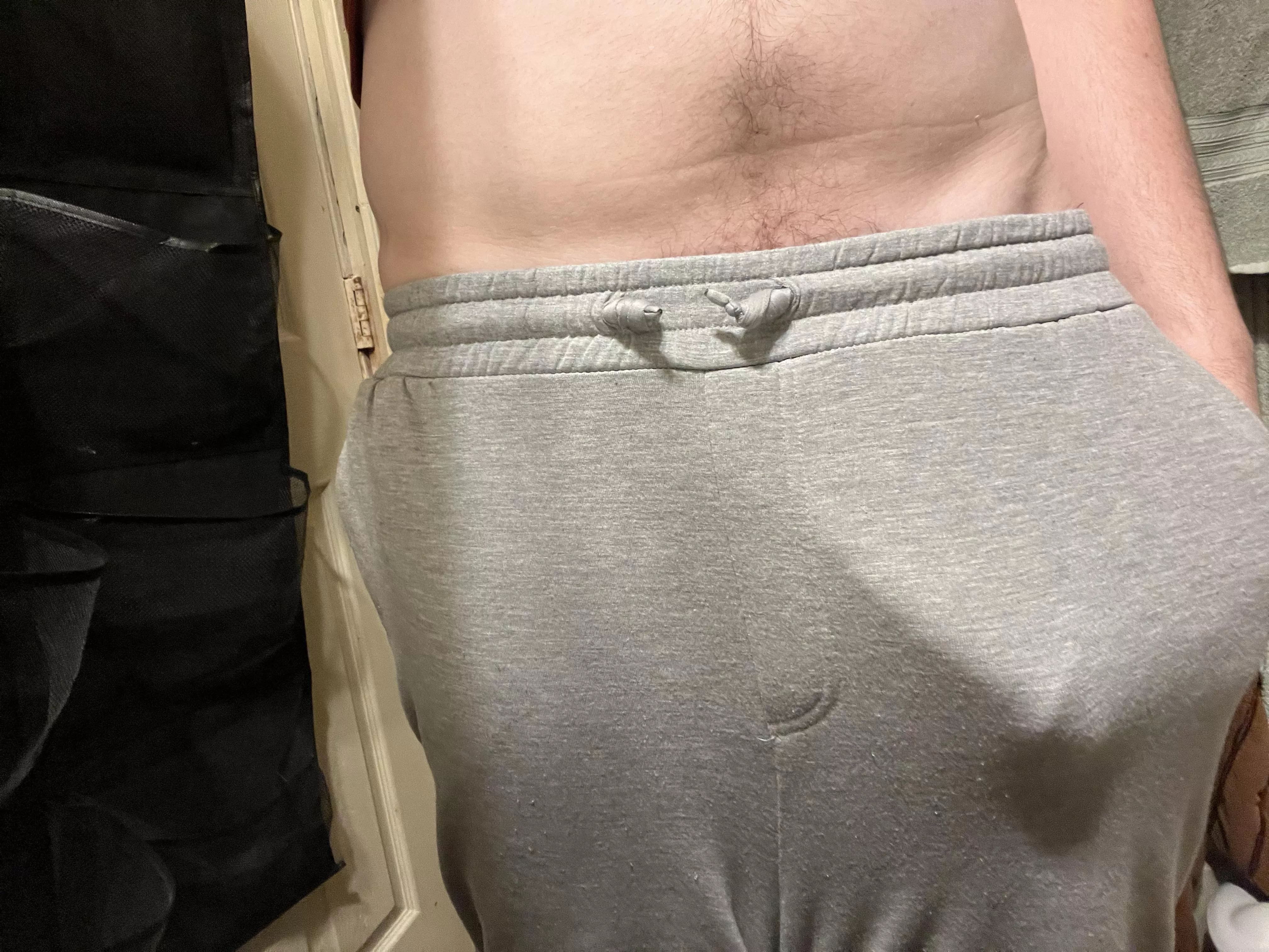 Love how it peeks through my sweats. (23)