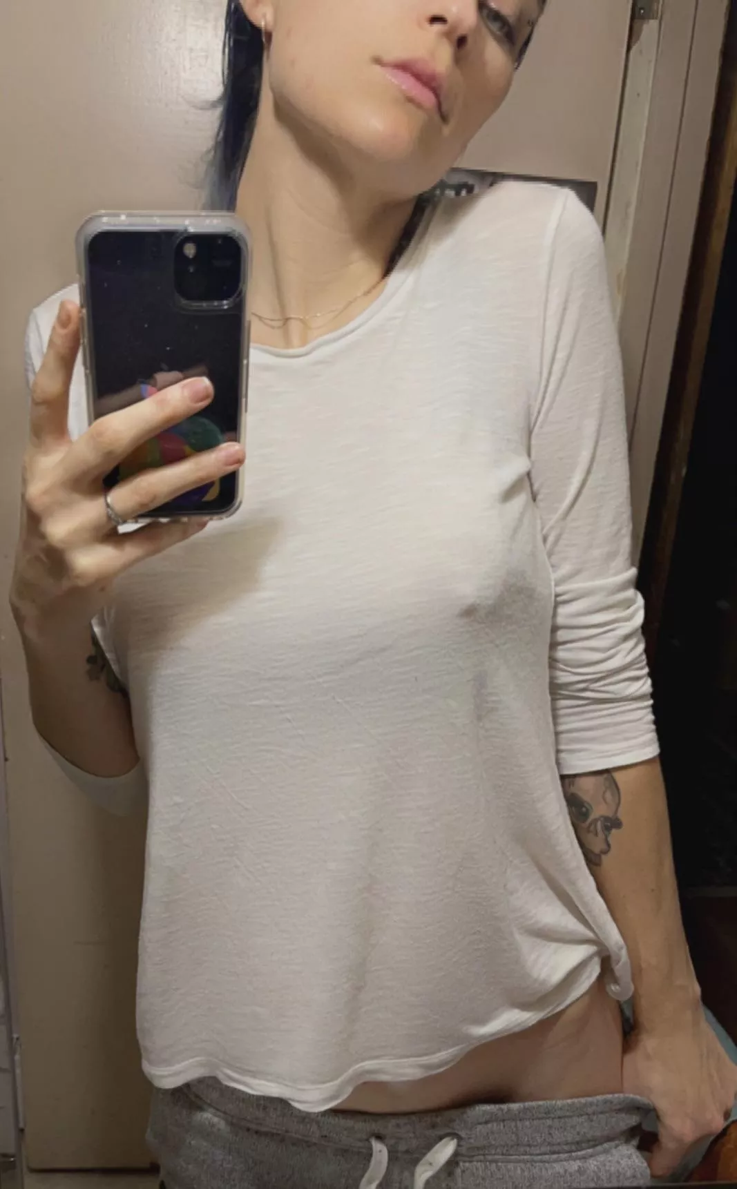 White shirt vs nipples