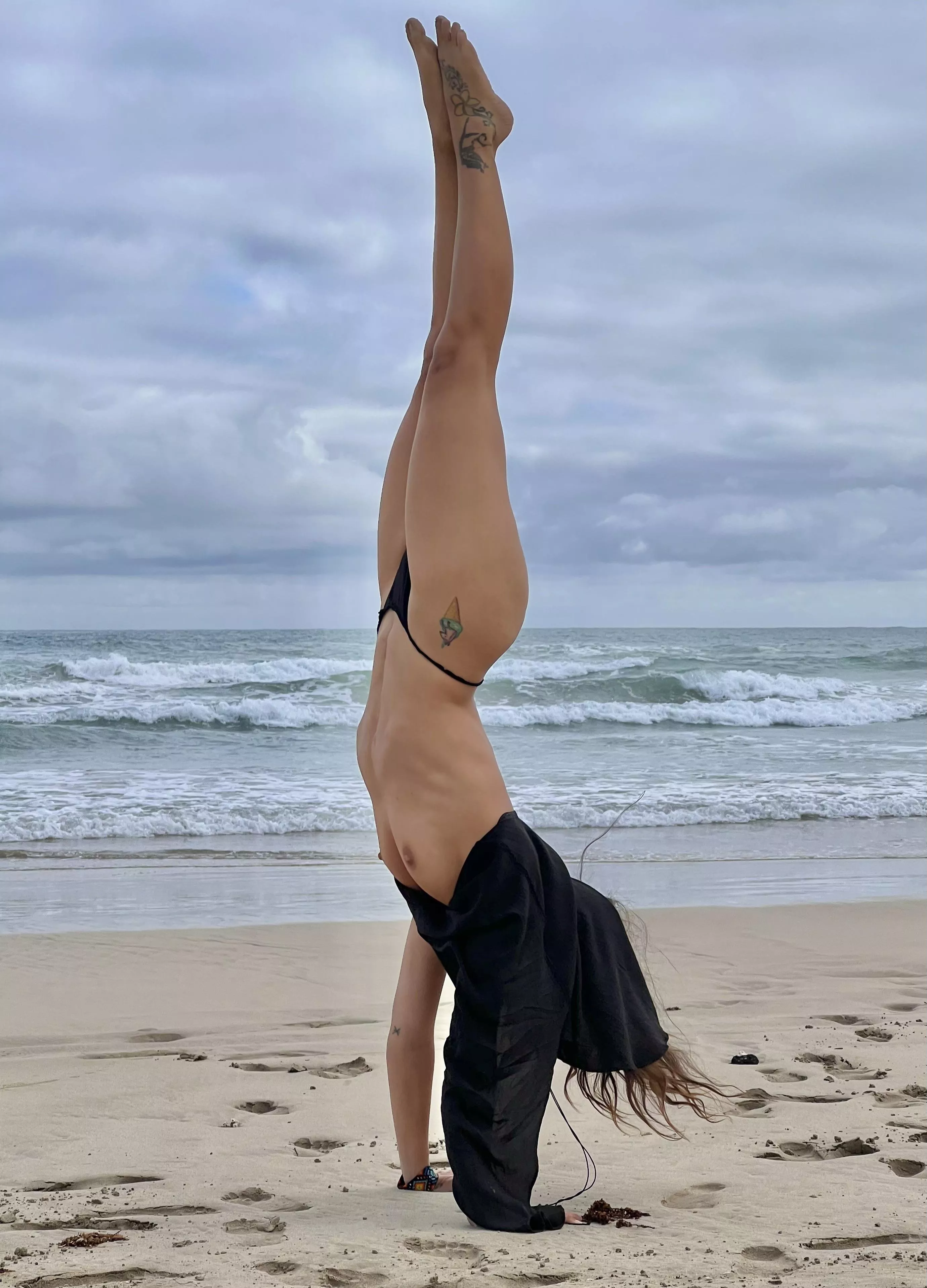 Yoga on the beach