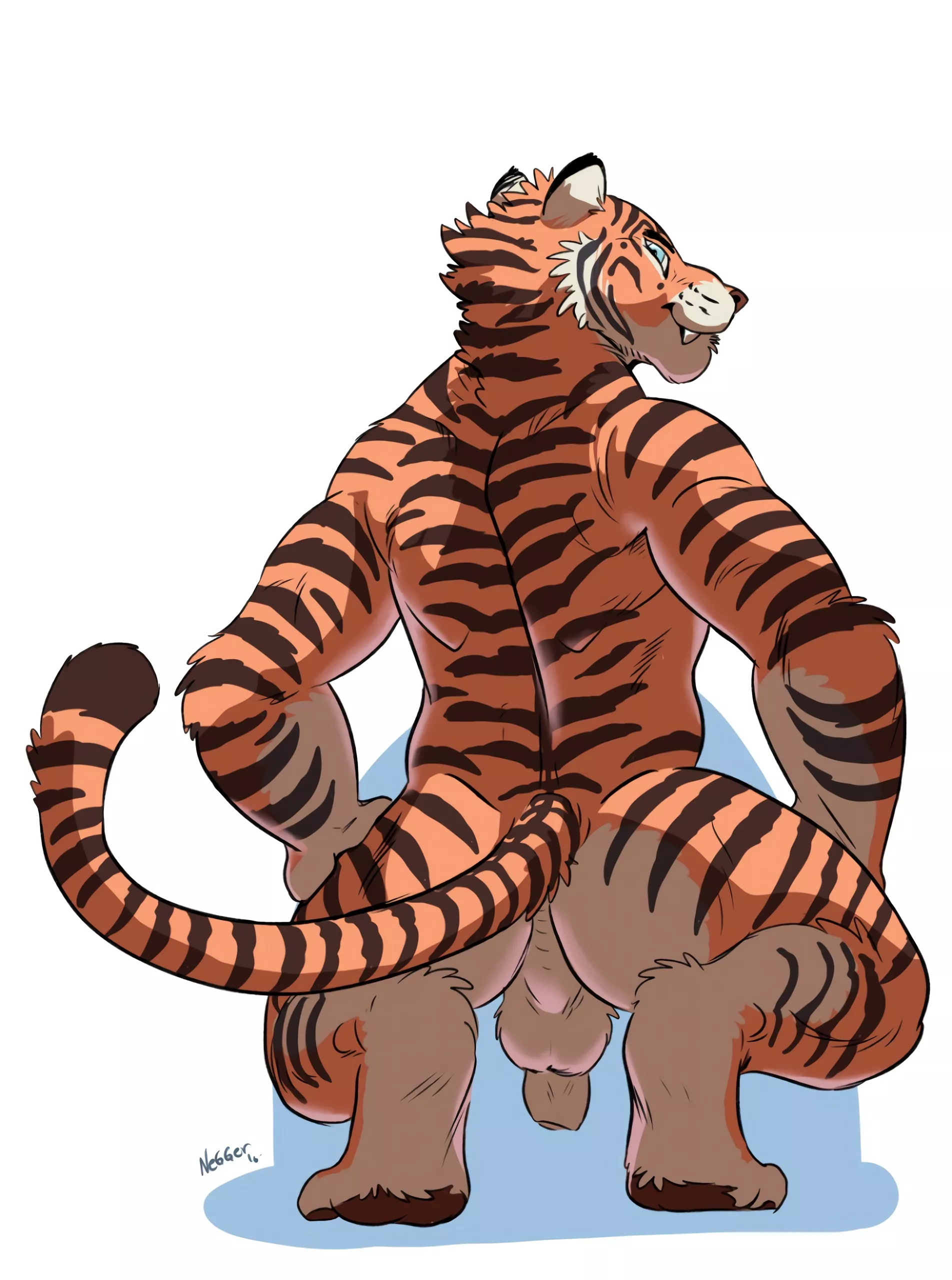 A tiger taint oyu can really s3uff your face into [Negger]