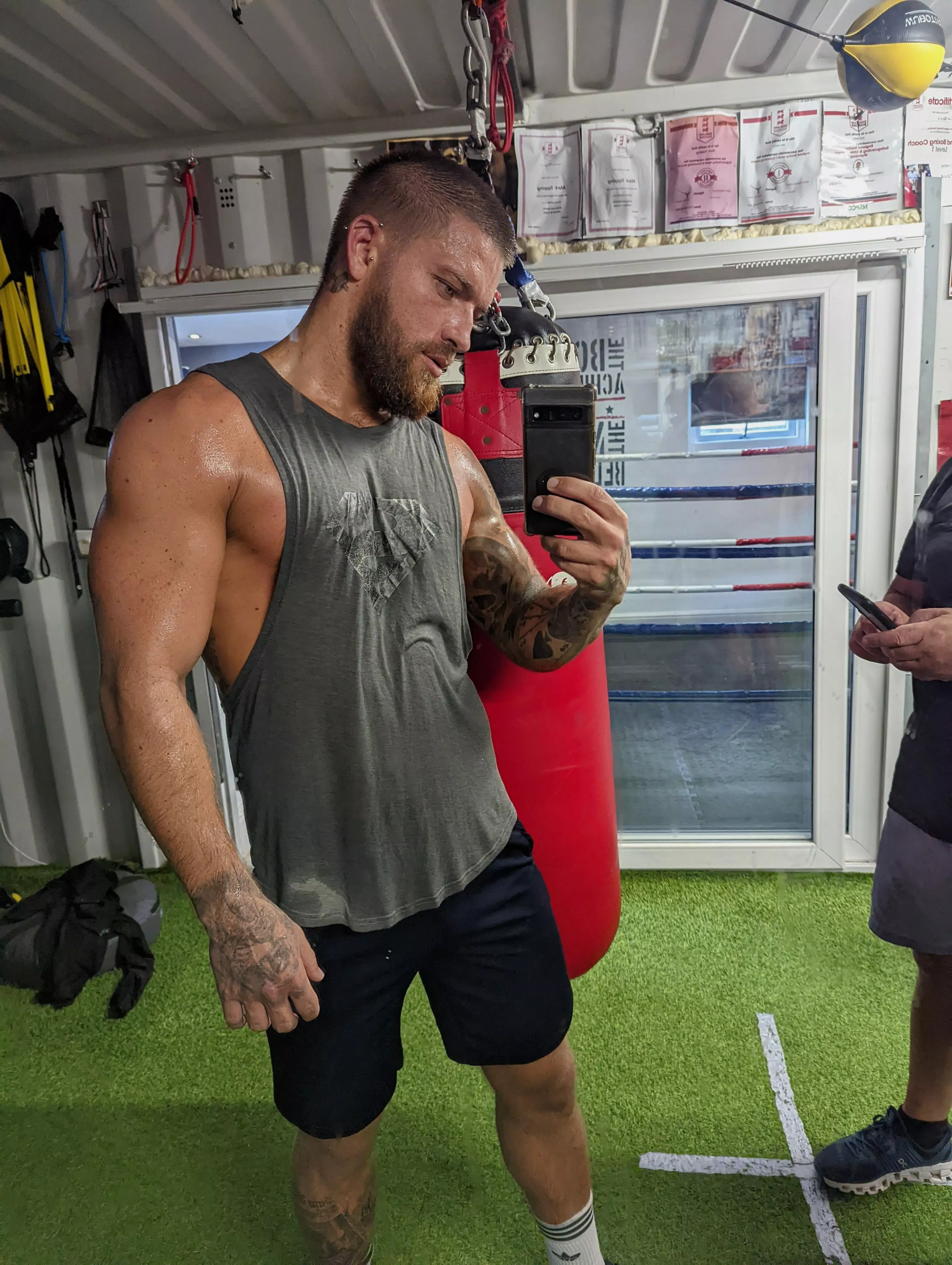 Fuck me that was a hot workout 🥊🥵