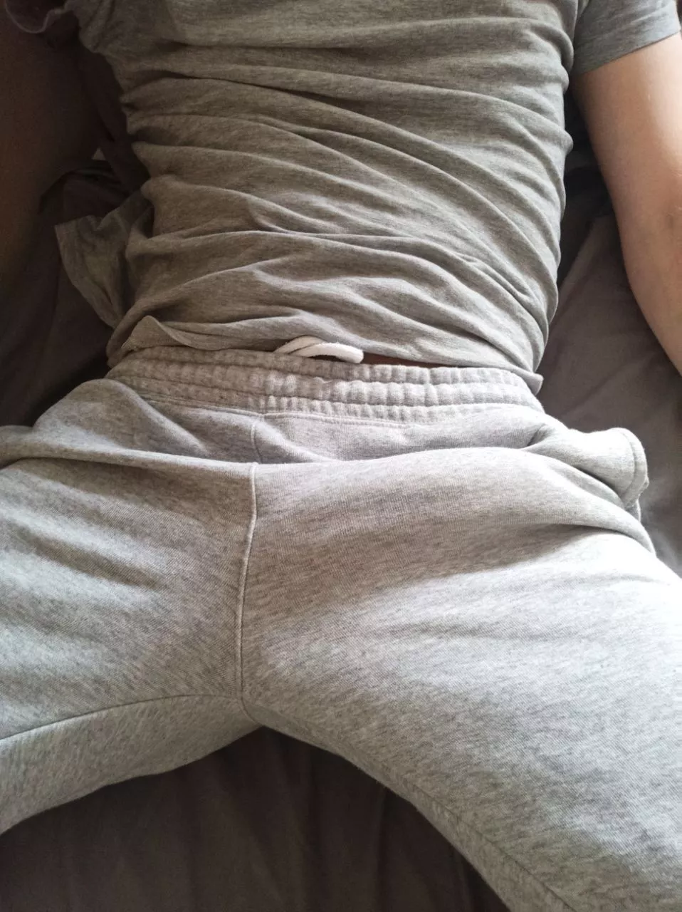 Gray sweatpants struggle is real