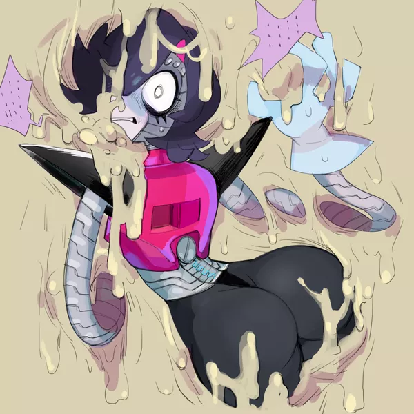 [Mettaton EX] Getting stuck in goop (L letter)