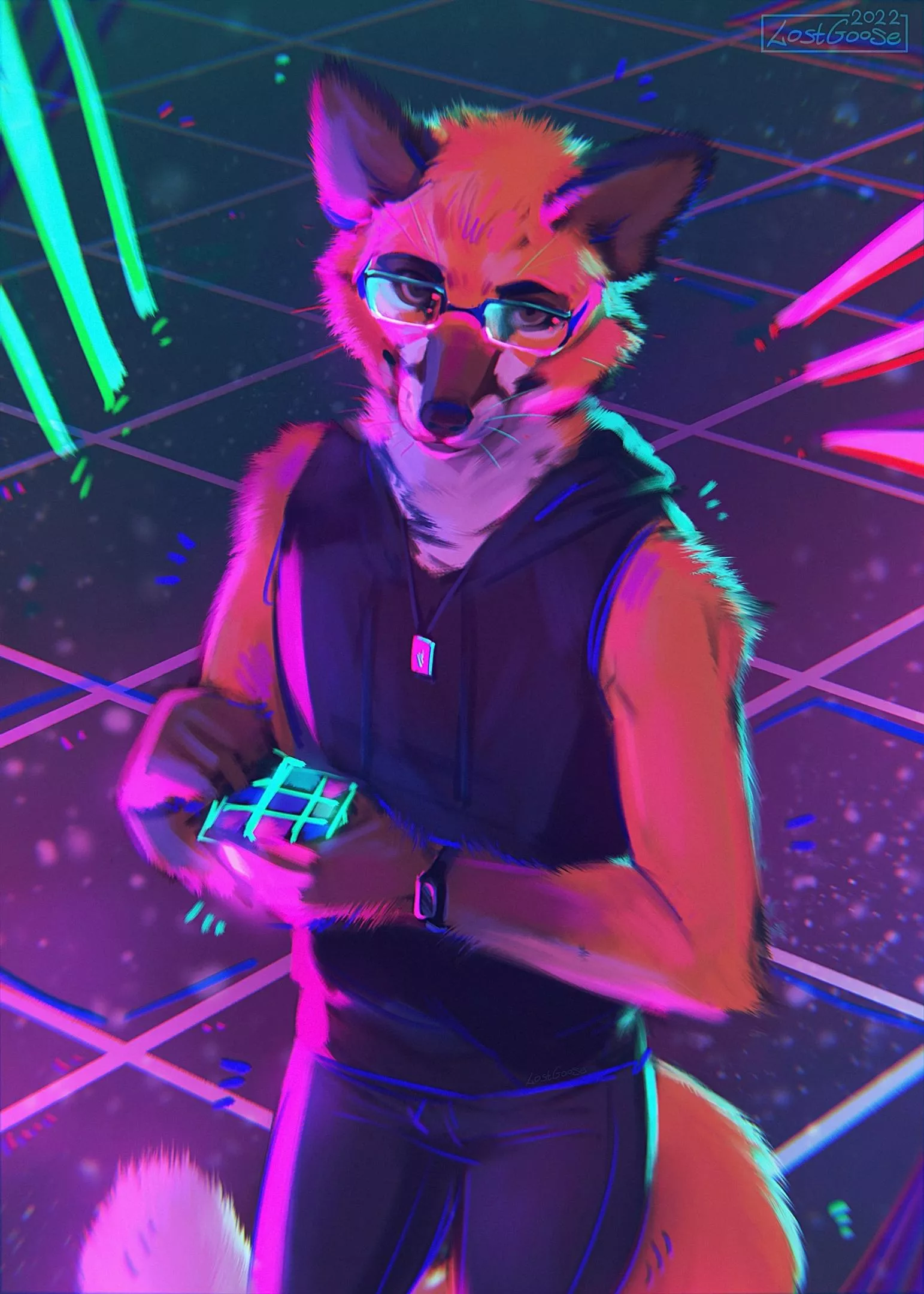 Neon splash (LostGoose)