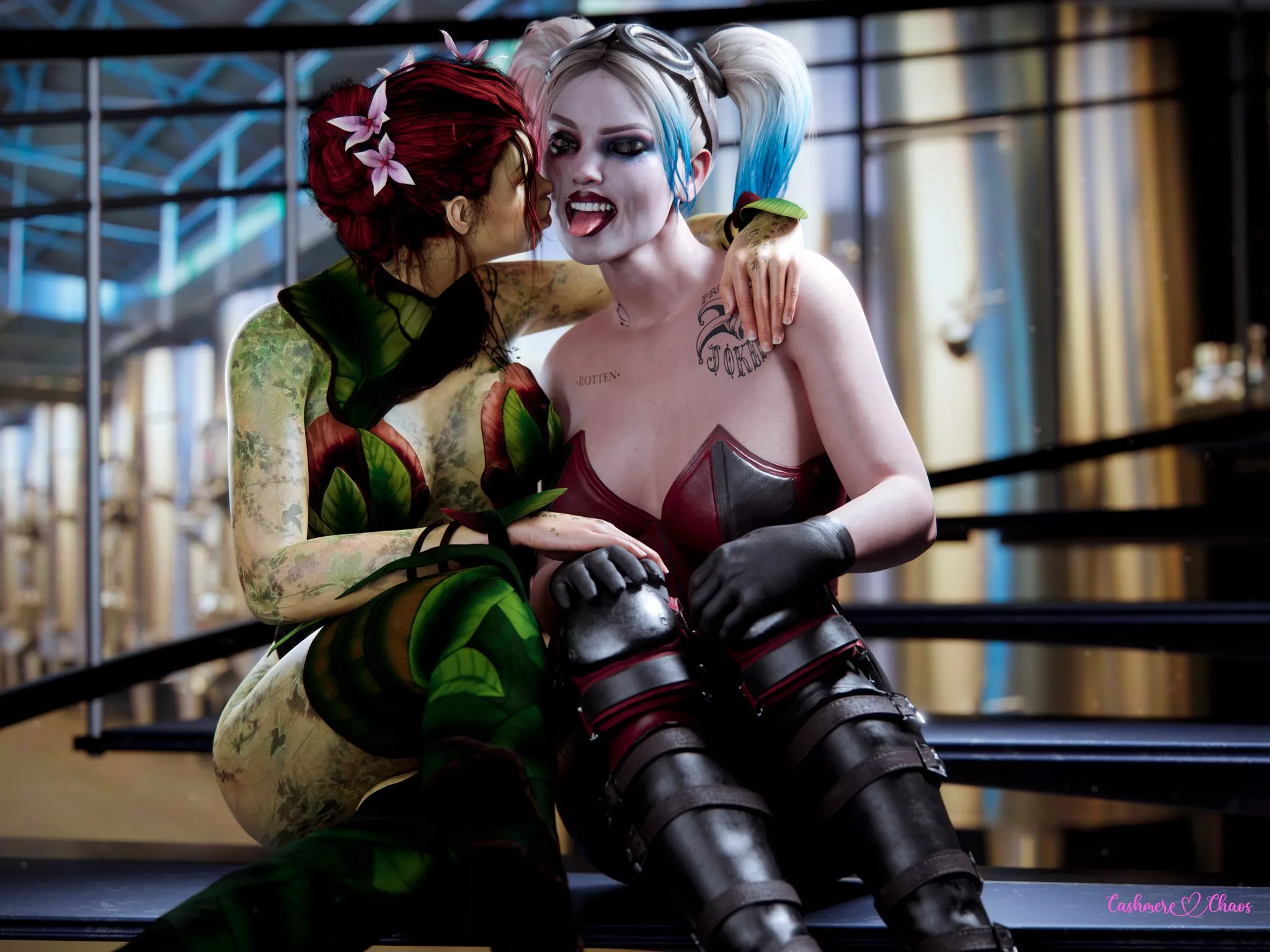 Poison Ivy & Harley - Gotham Besties (Cashmere)