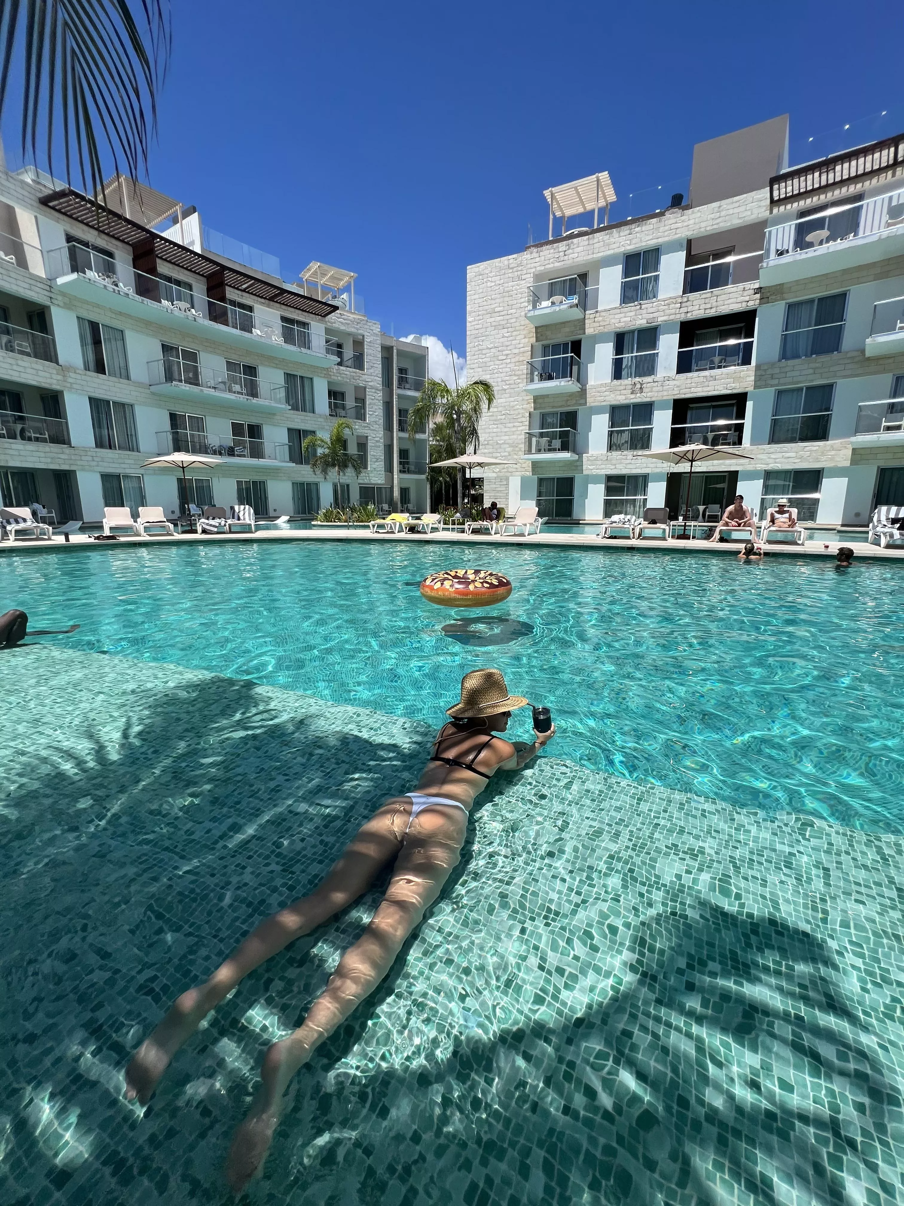 Resort pools are the best for tiny bikinis