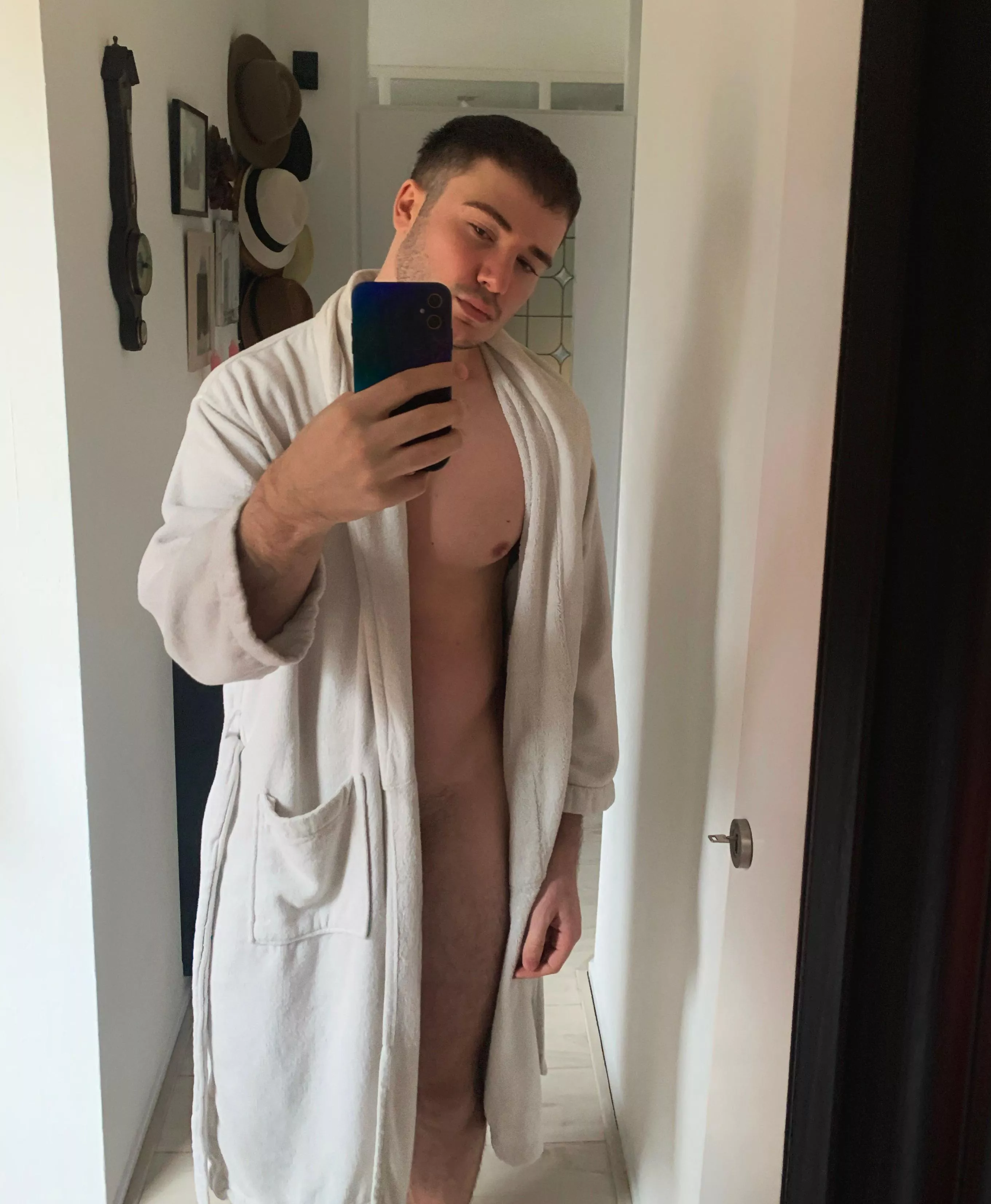 Sundays are for bathrobes and gaming (nsfw)