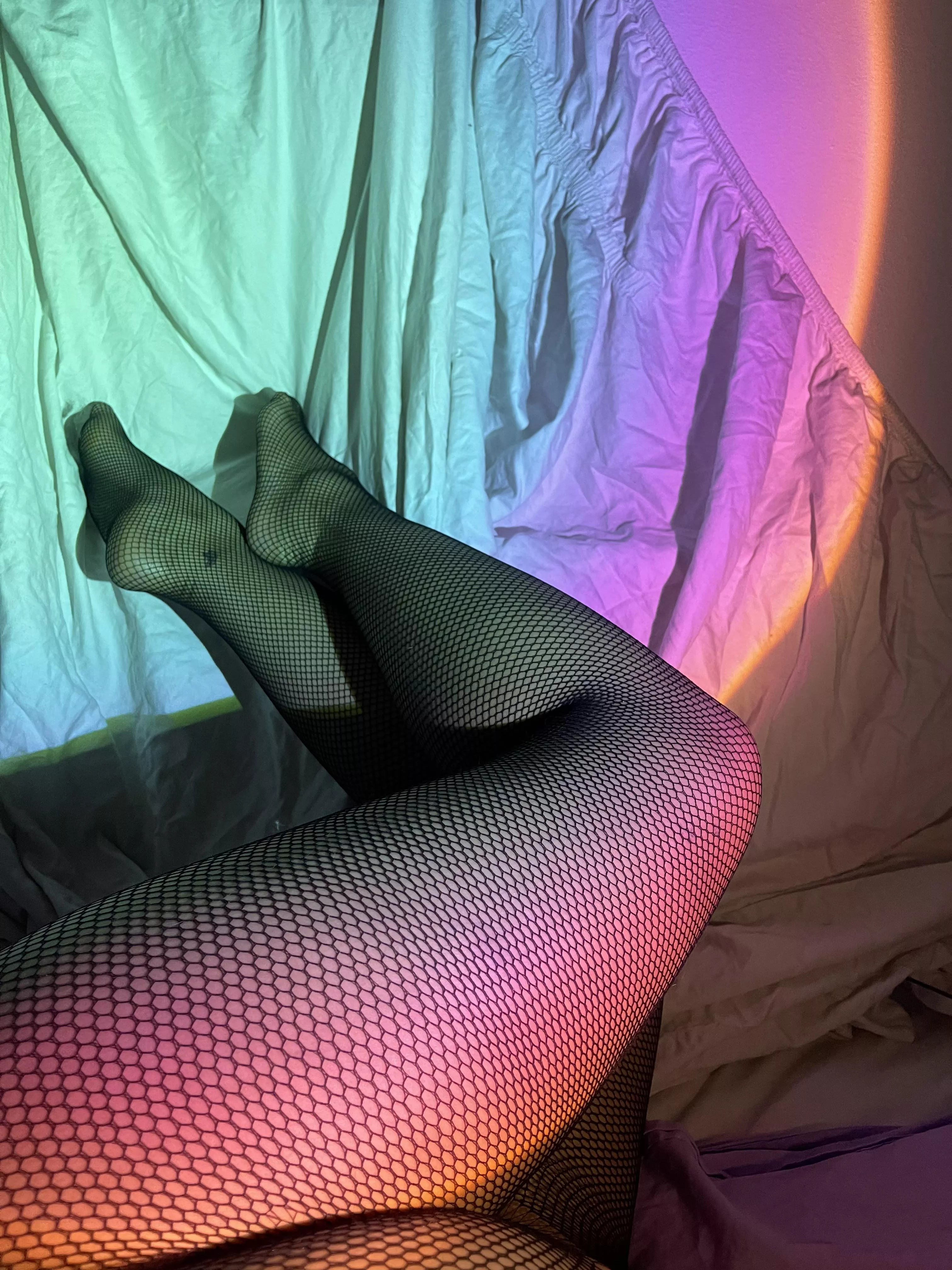 what do you think about thick thighs in fishnets?