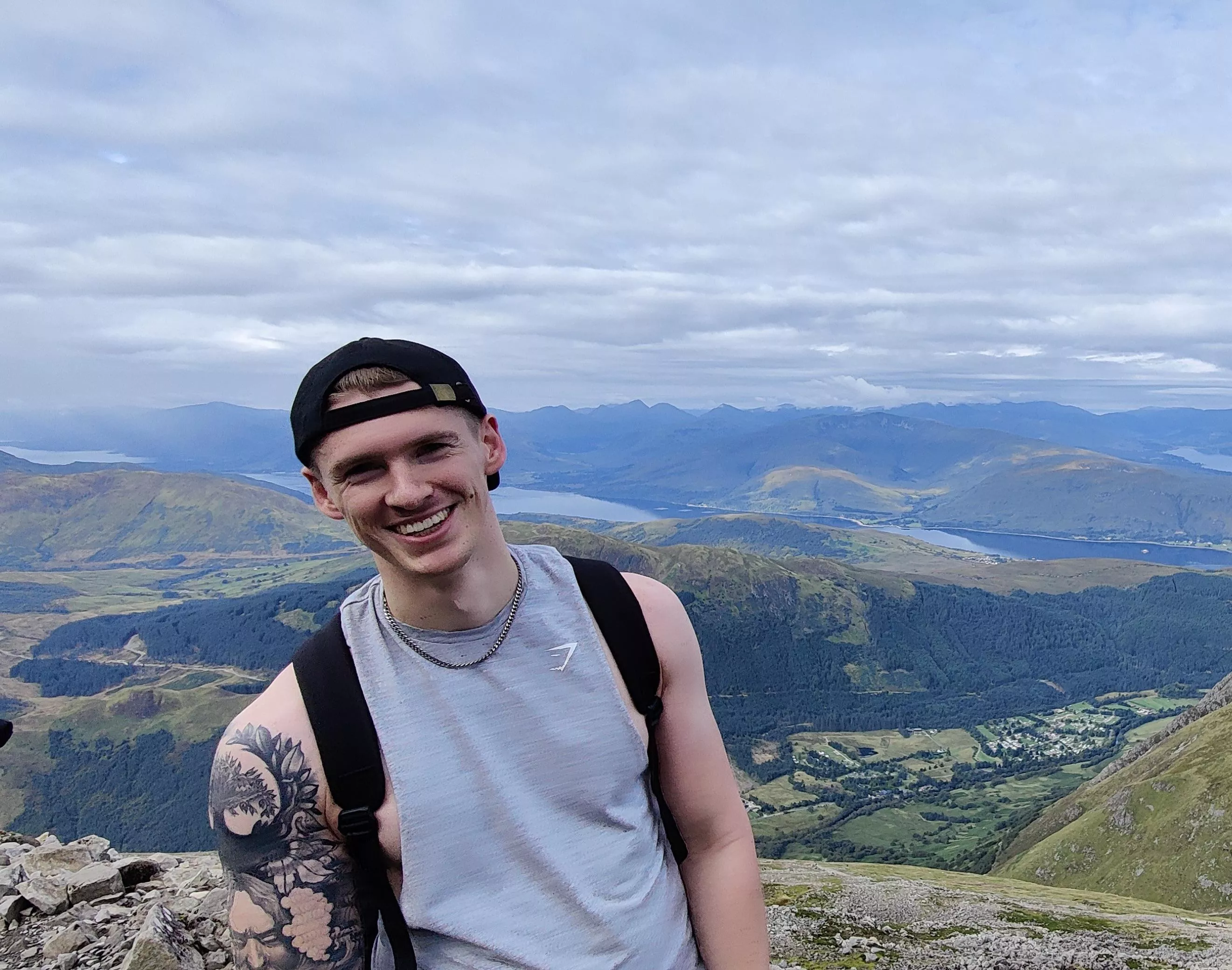 At the top of Ben Nevis