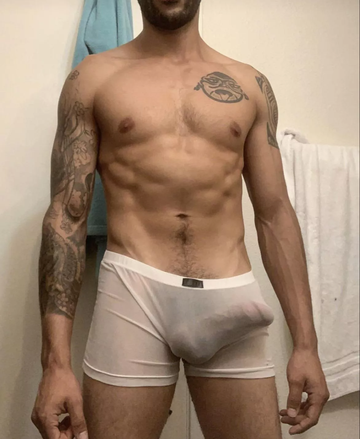 Do you mind a thick penis in sheer briefs??