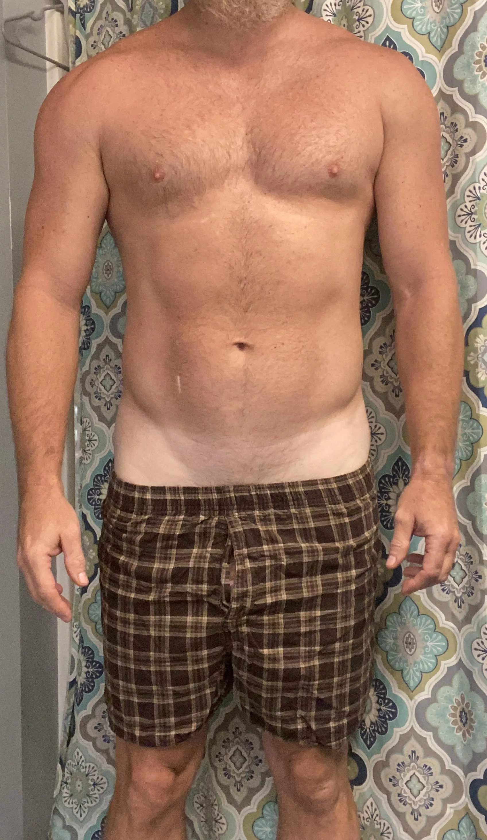 Flannel boxers…