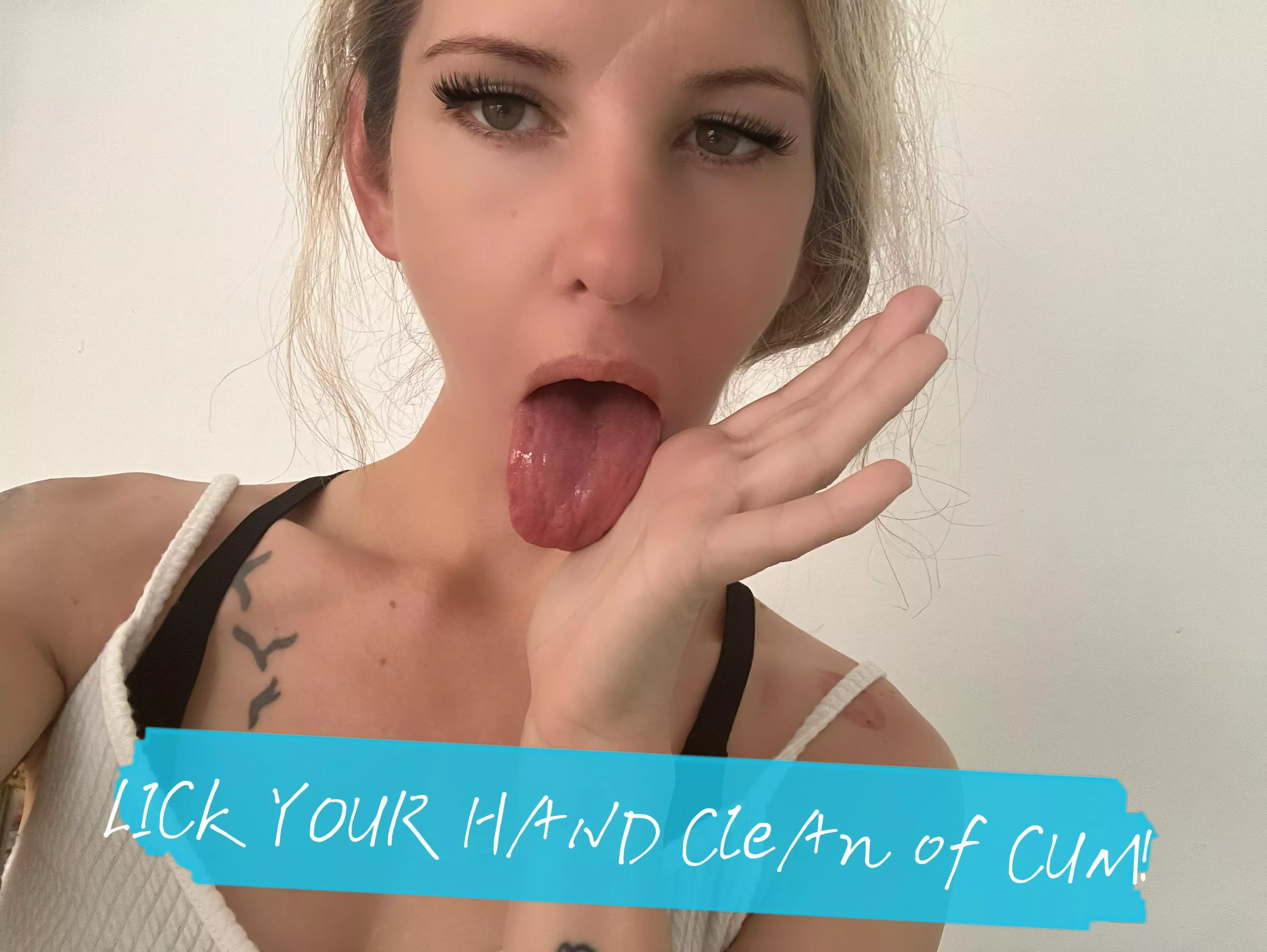 I know your craving licking your hand clean of cum for dinner ðŸ¥˜ tonight !!