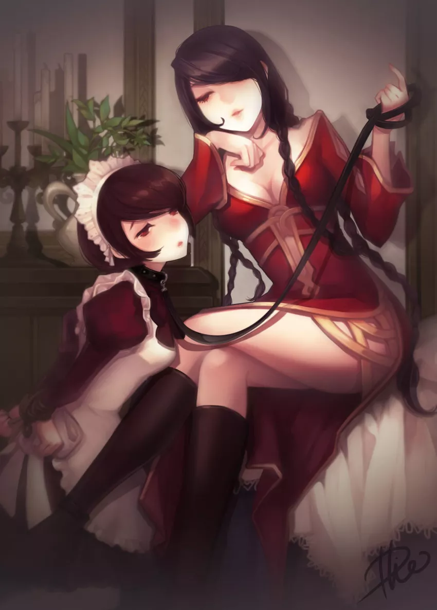 Keeping the maid as her pet