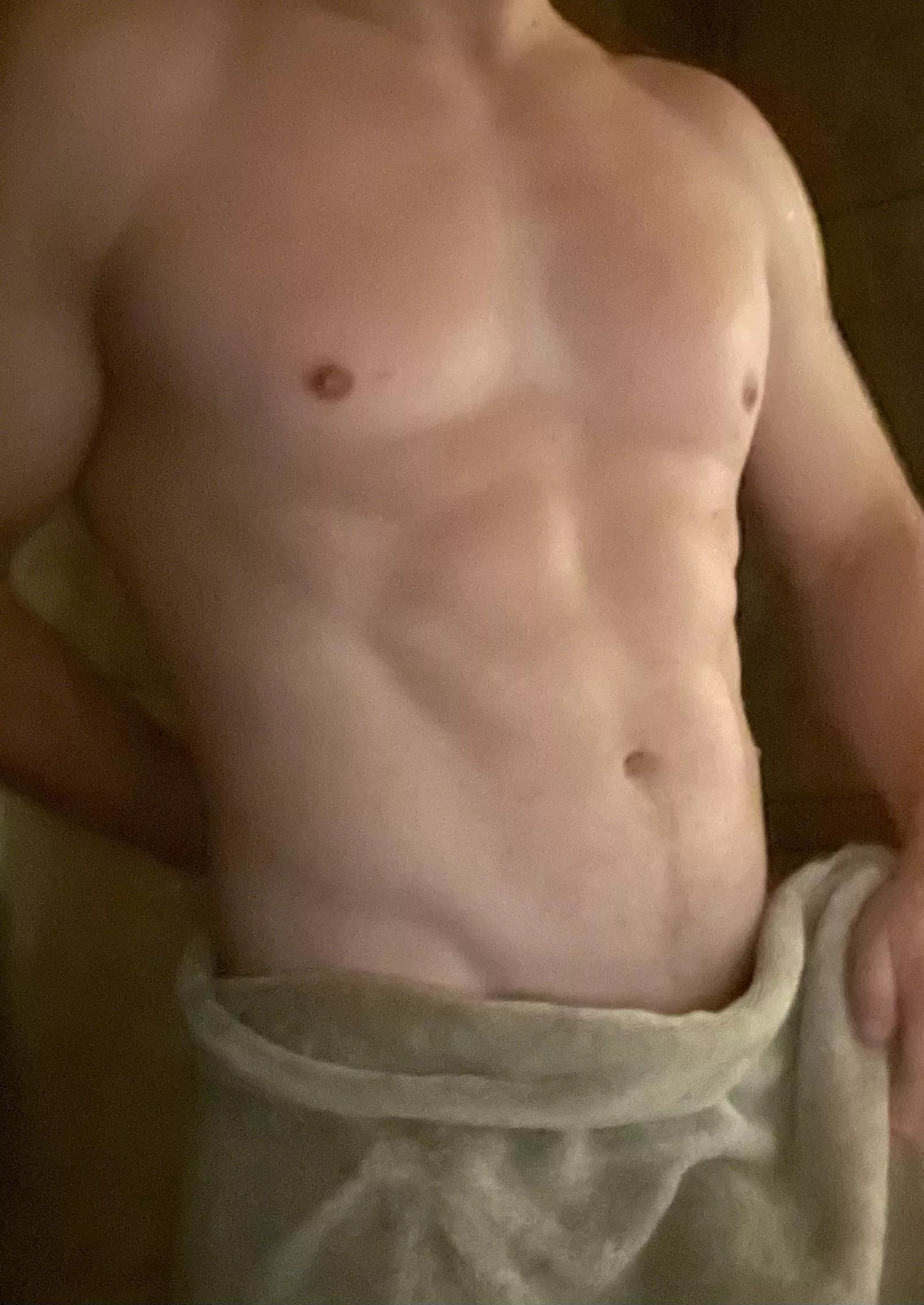 [M] post workout shower