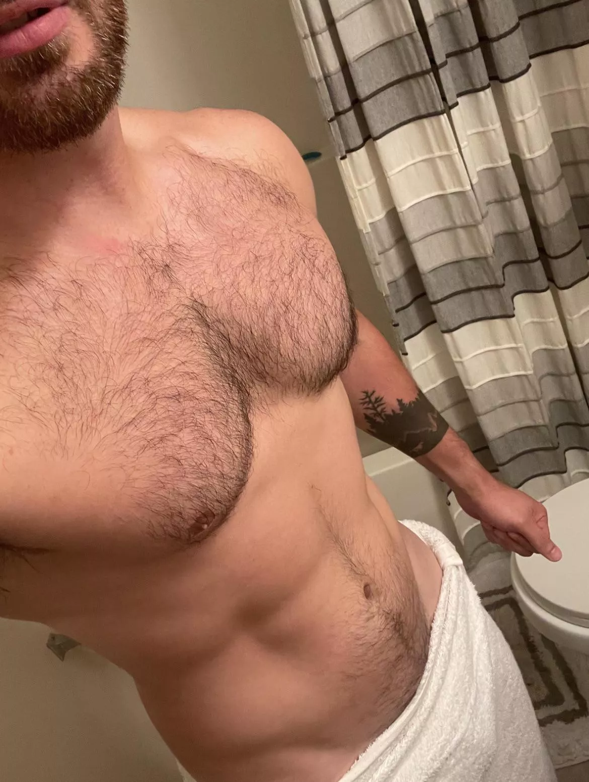 [m]orning showers so I can get dirty during the day.