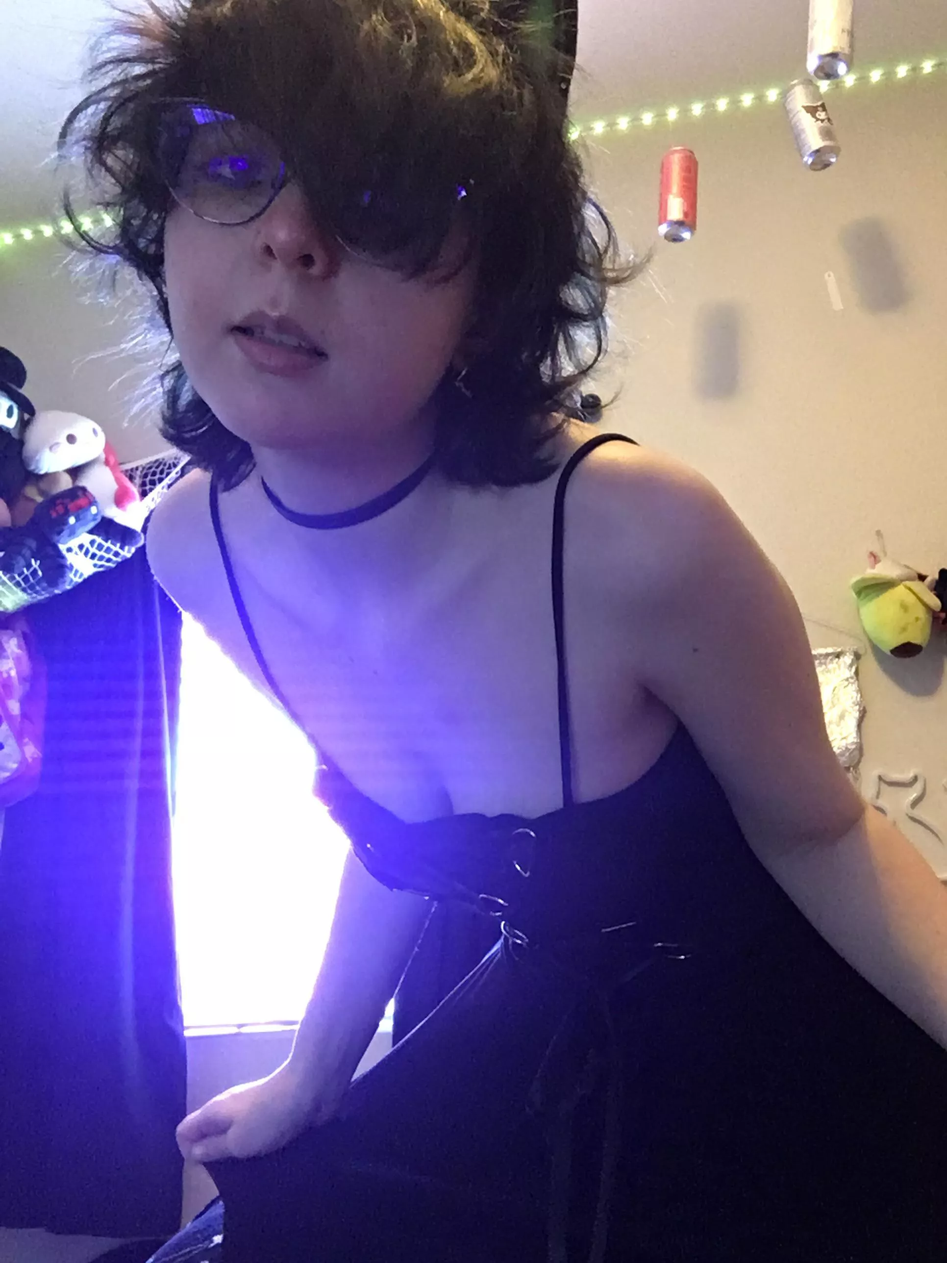 Pretty dress, being goth femboi is fun.