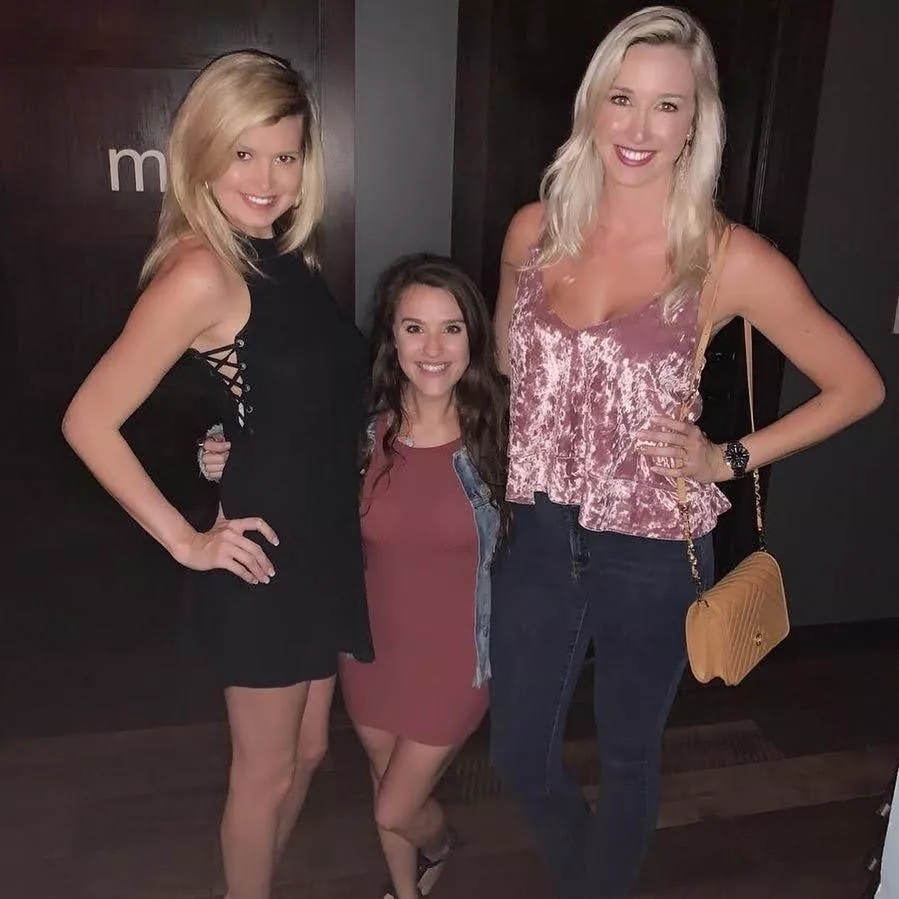 Sandwiched between tall sisters