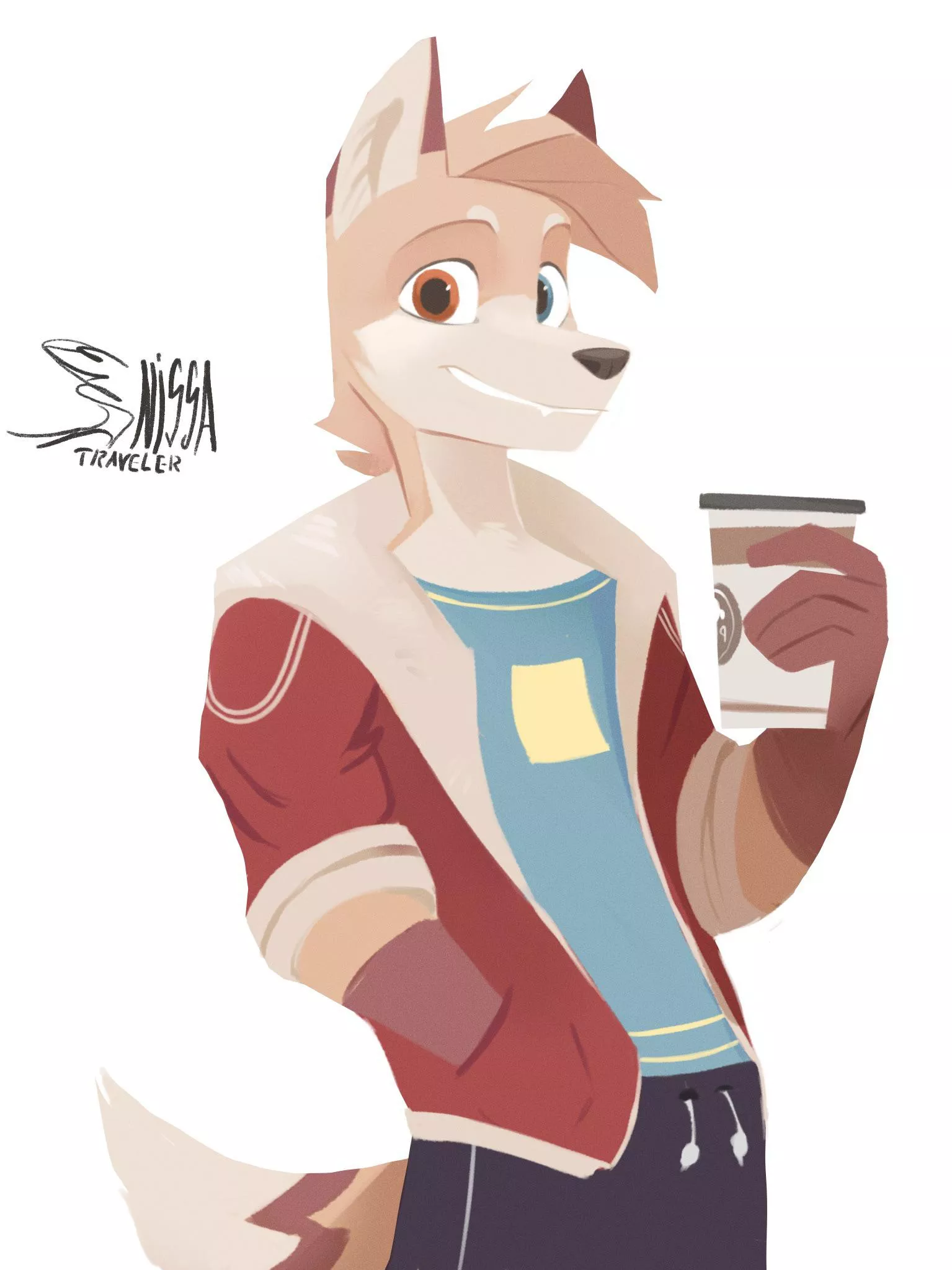 Shiba-Fox gift art c: