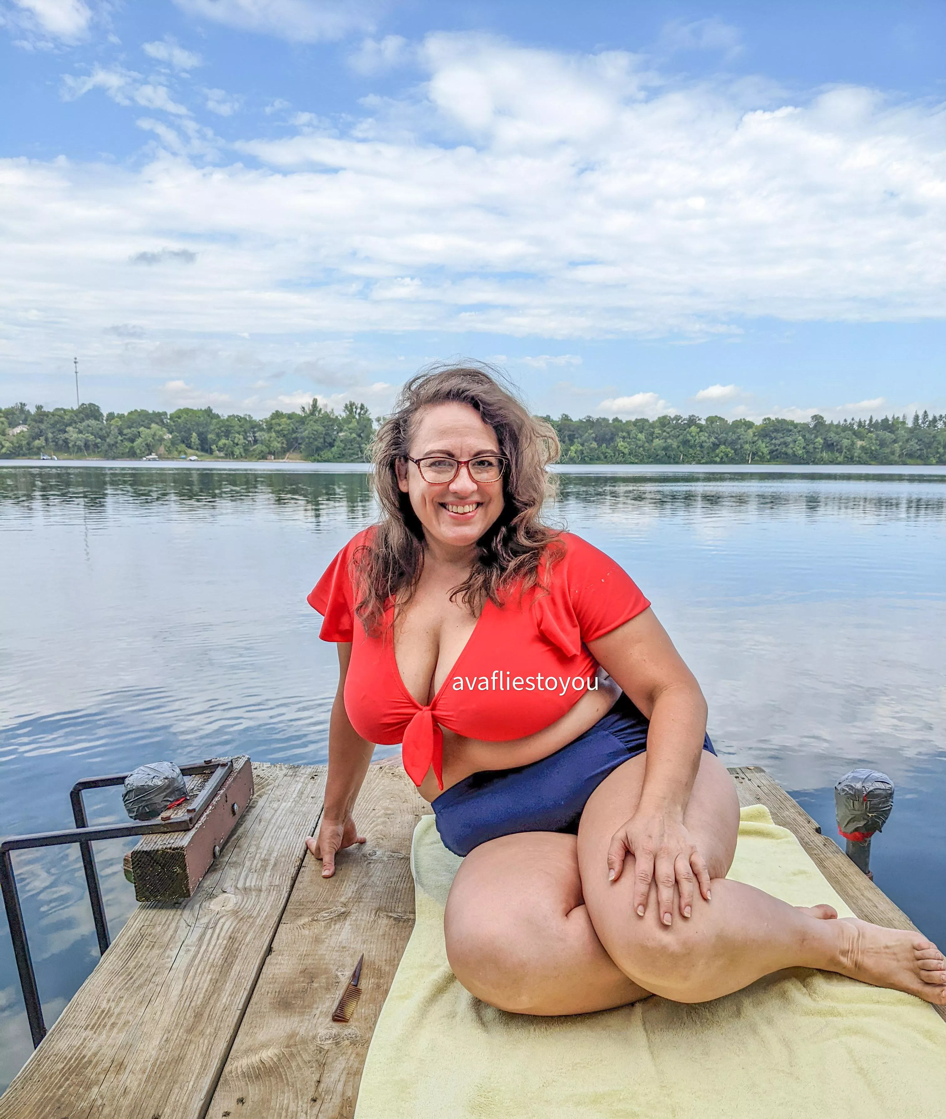 Sittin' on the dock at the lake