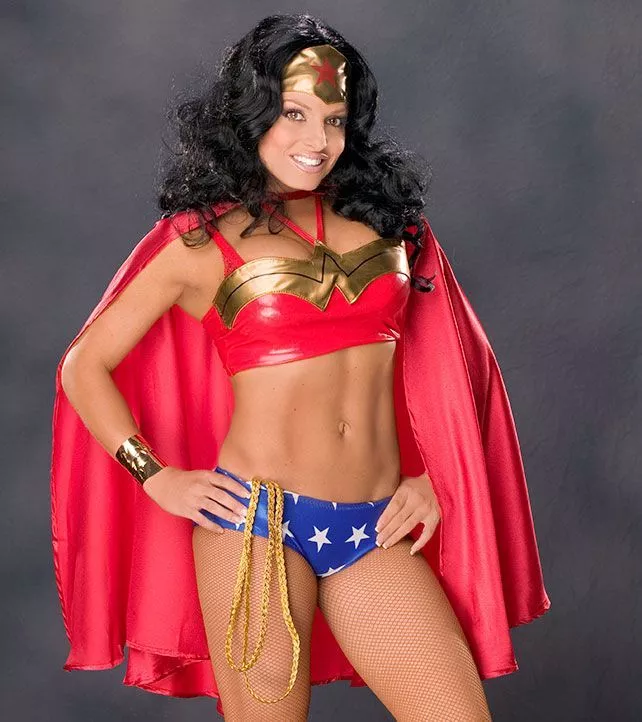 Trish Stratus as Wonder Woman