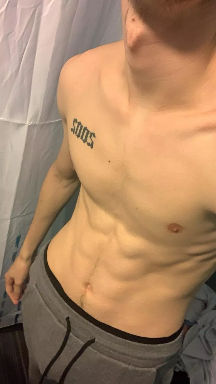 (19) do you like my abs bae?