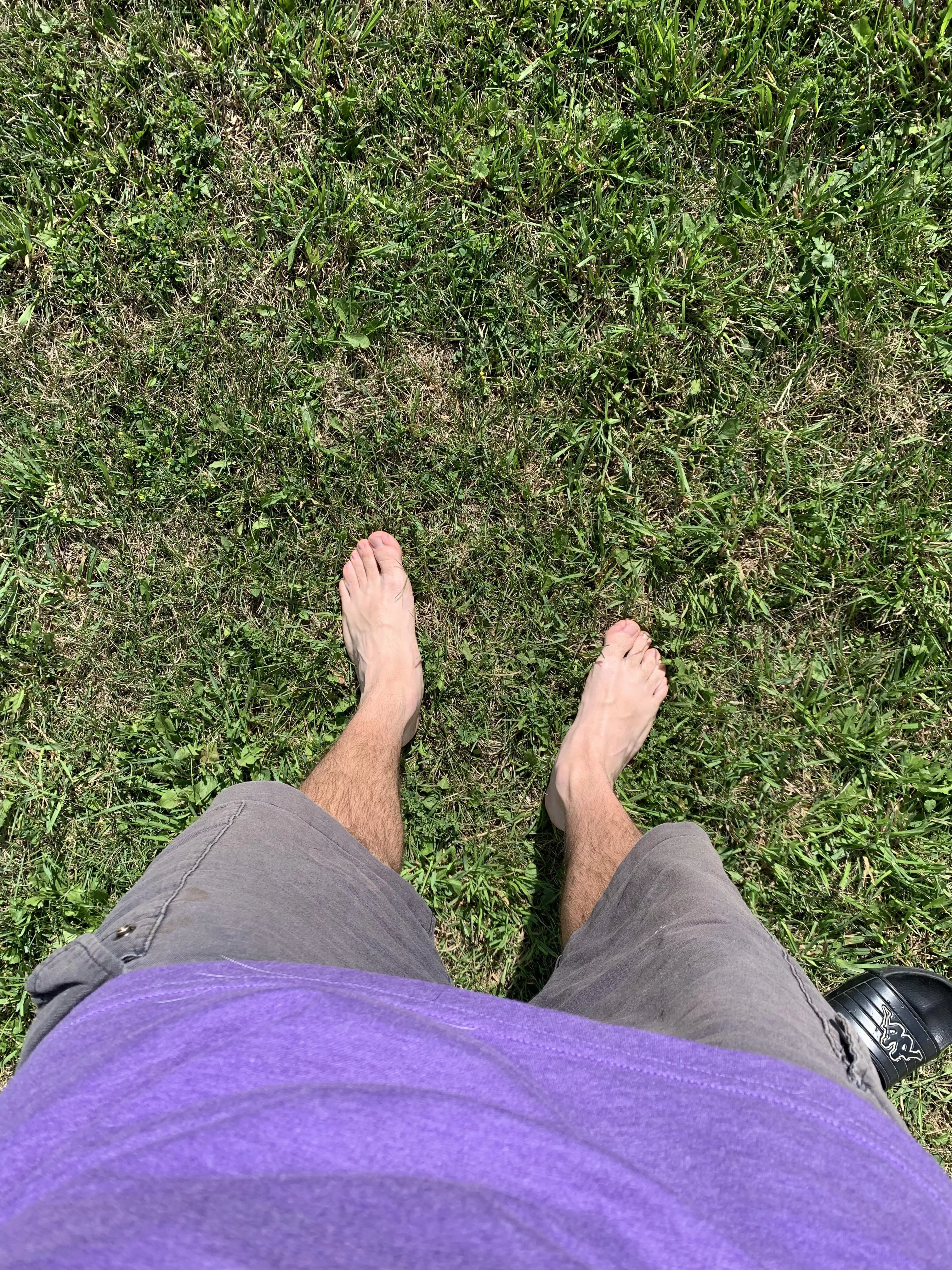 Feet on grass. ðŸ‘£